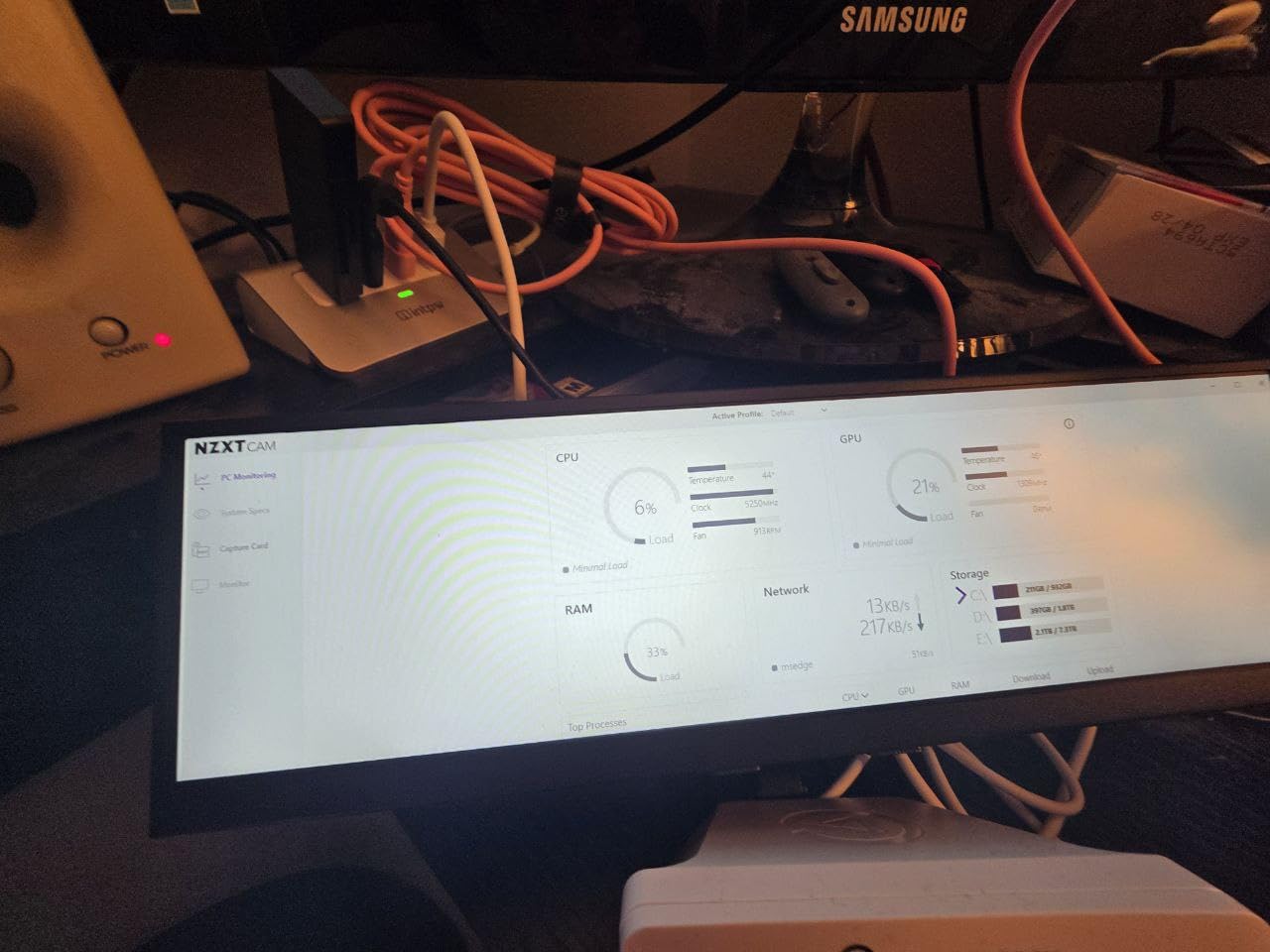 12.6 Inch Secondary Screen FHD IPS Stretched Bar LCD Display 1920X515 Mini HDMI for Laptop Computer Health Speed Windows Aida64 Sub CPU GPU Display (No Touch Monitor) customer photo 1