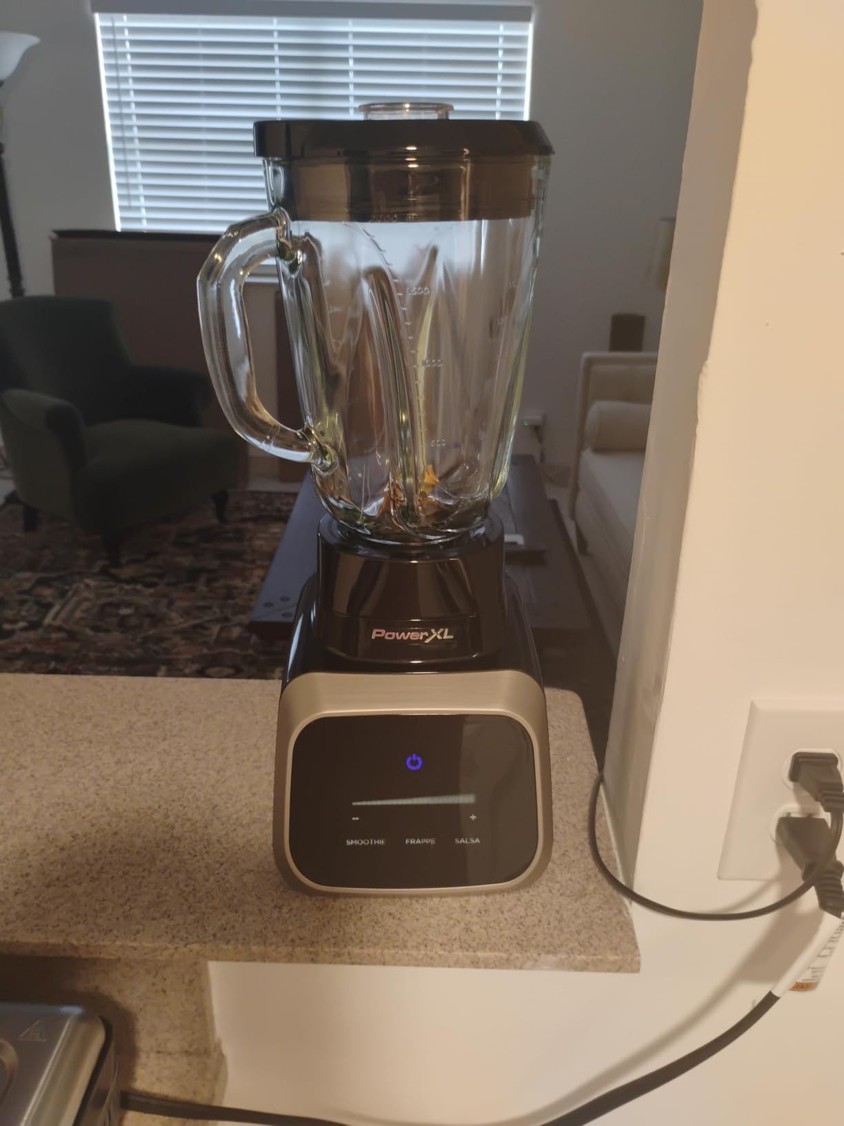 PowerXL Smart Pro Blender, BL6018, Smart Sensing Technology for Smooth Blends, Frappes, Salsas, 1800 Watts & 68 oz. Glass Pitcher customer photo 2