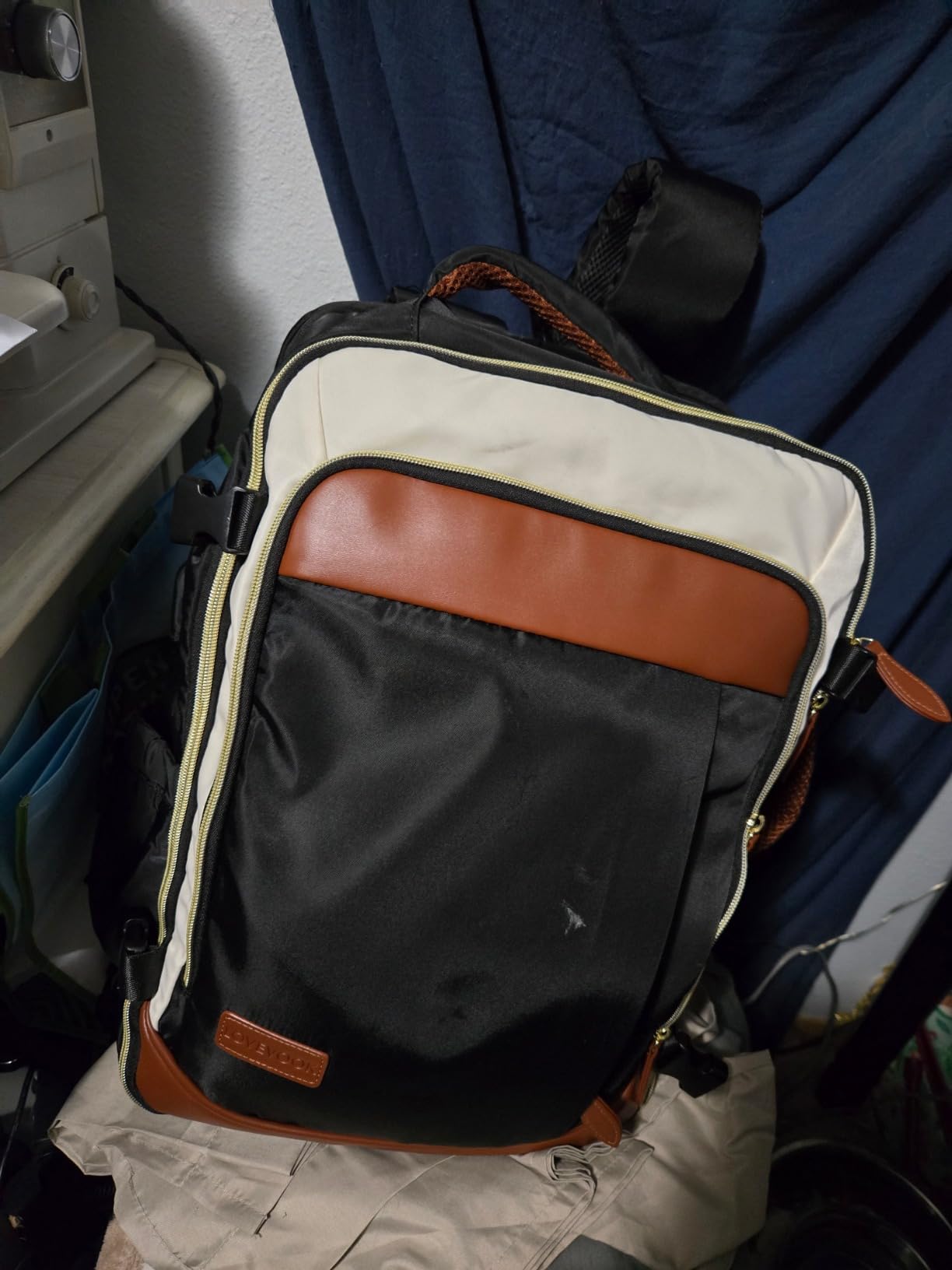 LOVEVOOK 40L Travel Backpack for Women, Carry On Backpack with 3 Packing Cubes,TSA Personal Item Travel Bag Airline Approved, Water Resistant Weekender Overnight Luggage Daypack, Fits 17.3 Inch Laptop customer photo 2