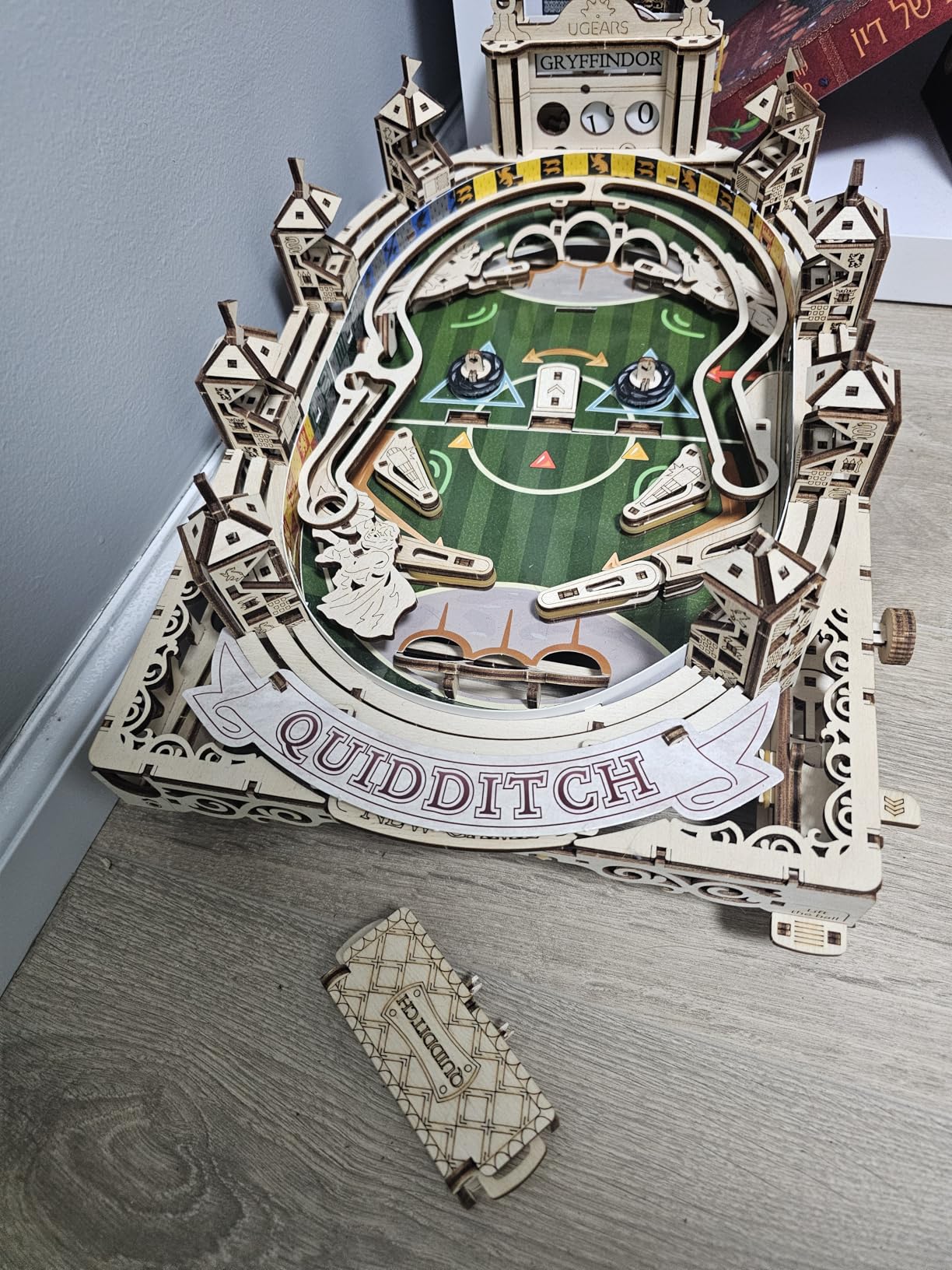 UGEARS Harry Potter Quidditch Pinball Machine - 3D Wooden Puzzles for Adults to Build, Mechanical Wooden Model Kits, Wood Brain Teaser Puzzles, Harry Potter 3D Puzzle Pinball Game for Christmas customer photo 2