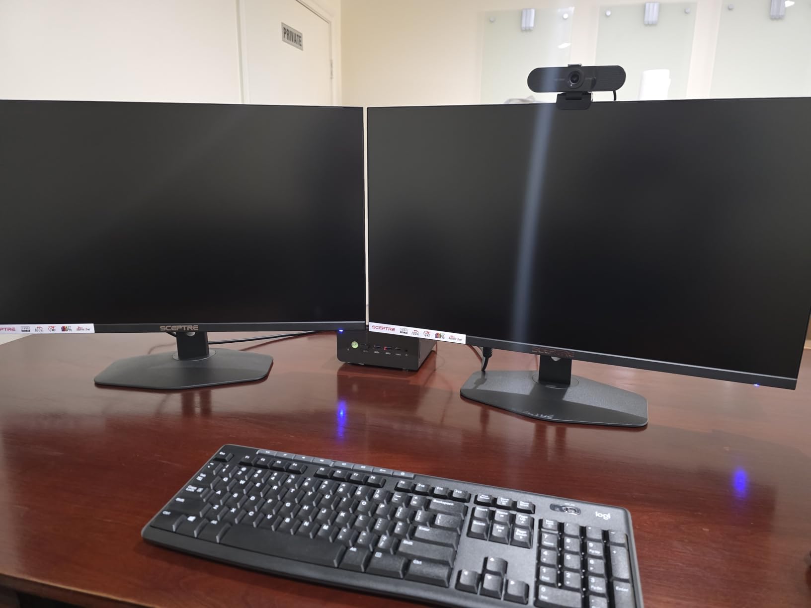 New! Sceptre 27-inch Gaming Monitor 100Hz 1ms DisplayPort HDMI x2 100% sRGB AMD FreeSync Build-in Speakers, Eye Care Frameless Machine Black 2025 (E275W-FW100T Series) customer photo 1