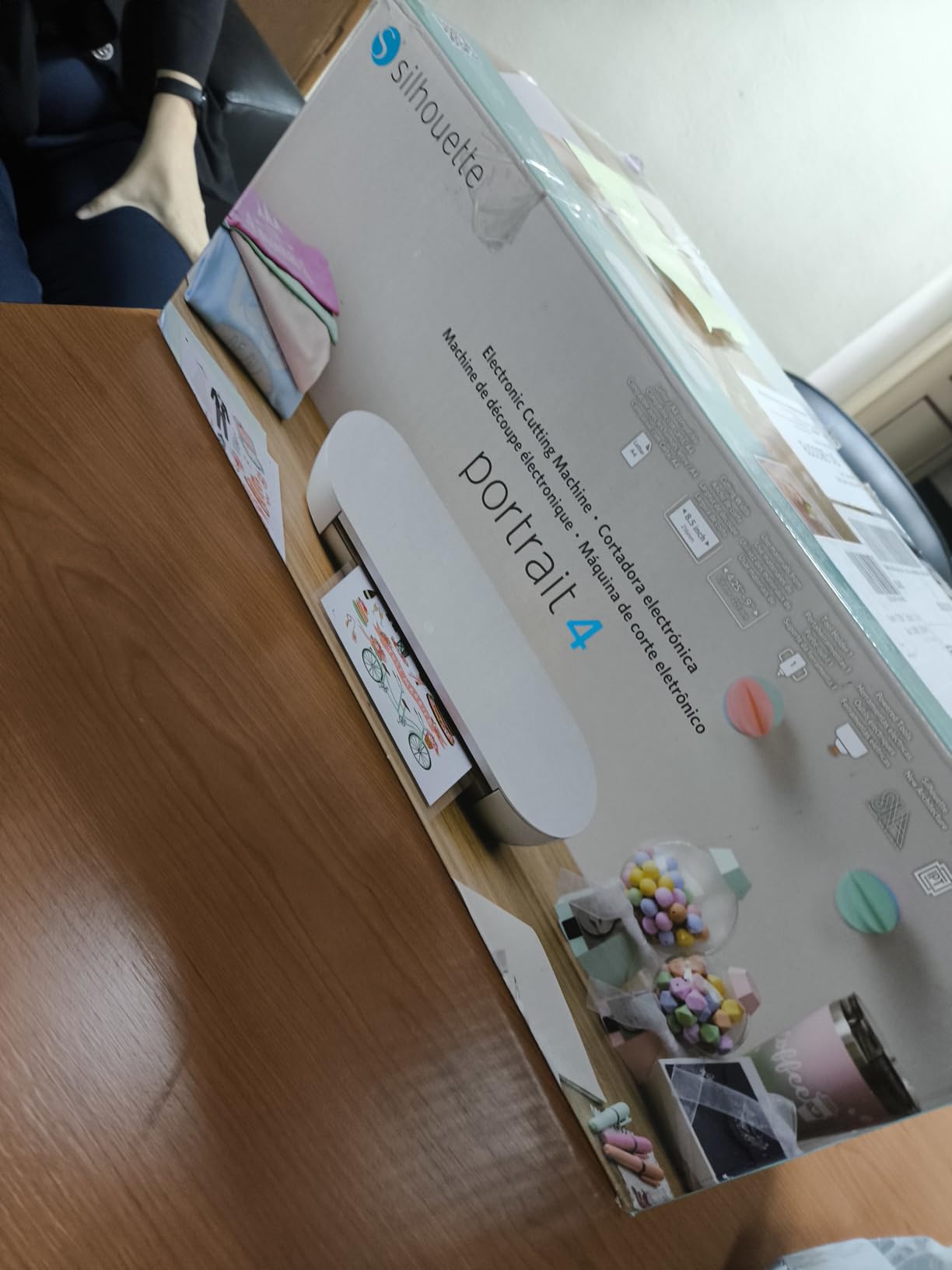 Silhouette Portrait 4-9 inch Vinyl Cutting Machine with Studio Software, PixScan, Electric Tool and ES Mat Compatible, SNA and IPT Enabled, 50 db customer photo 2