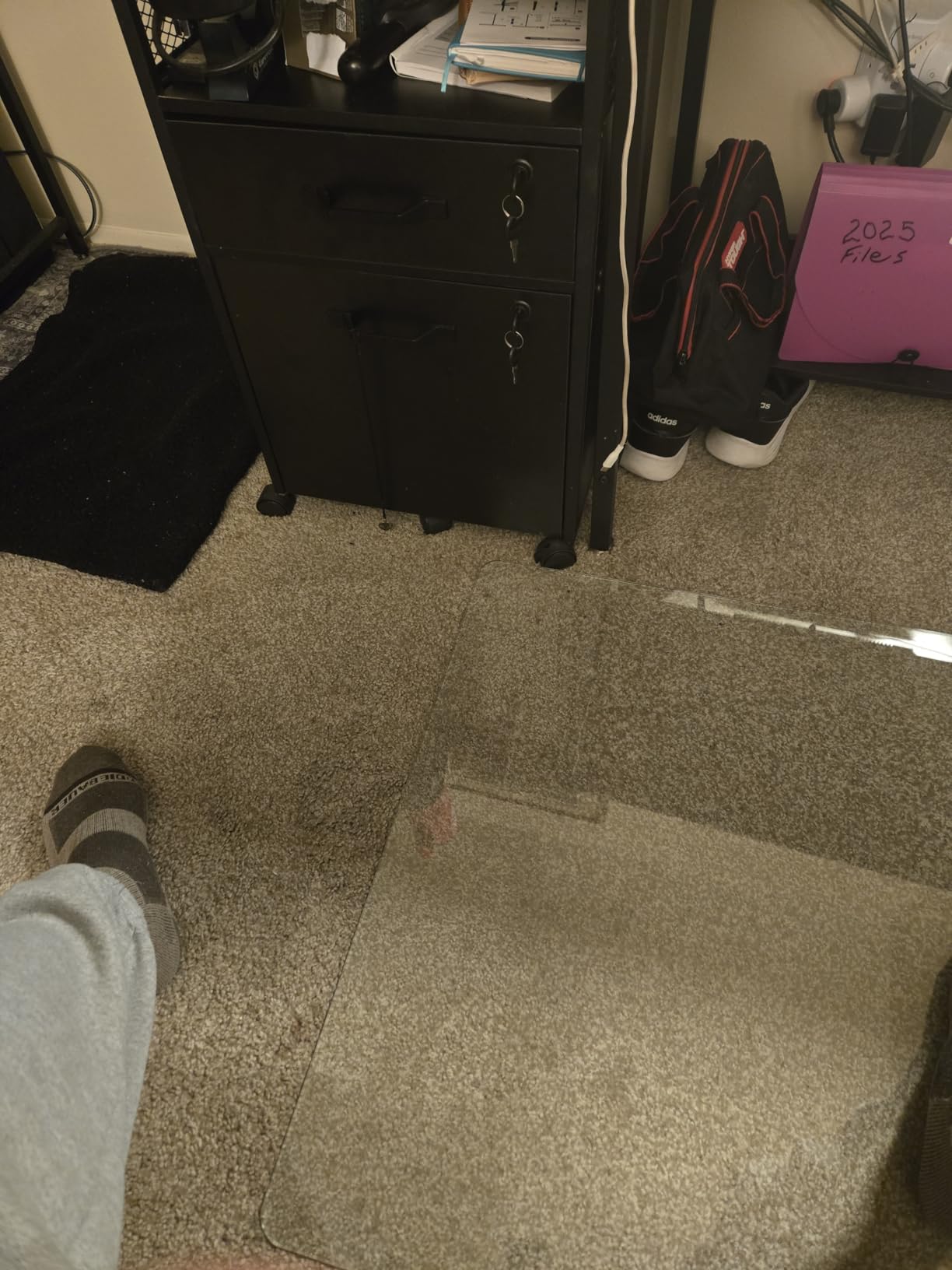 Tempered Glass Floor Mat for Office Chair, 36