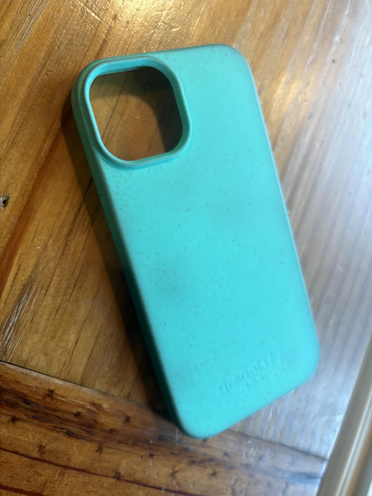 Eco by GranolaGear - Eco-Friendly Phone Case for iPhone 15 Pro - Biodegradable, Compostable, Plastic-Free, Made from Plants - Pacific Blue customer photo 2