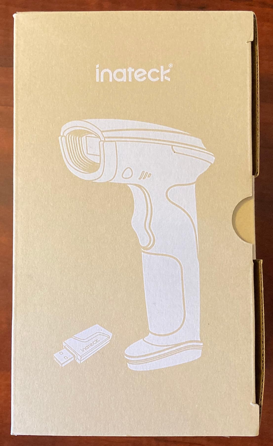 Inateck Wireless Barcode Scanner, Bluetooth Bar Code Scanner, 1D USB Barcode Reader Handheld, 2000mAh Battery 1 Charge 3 Months, Scanner Barcode with APP and SDK customer photo 1