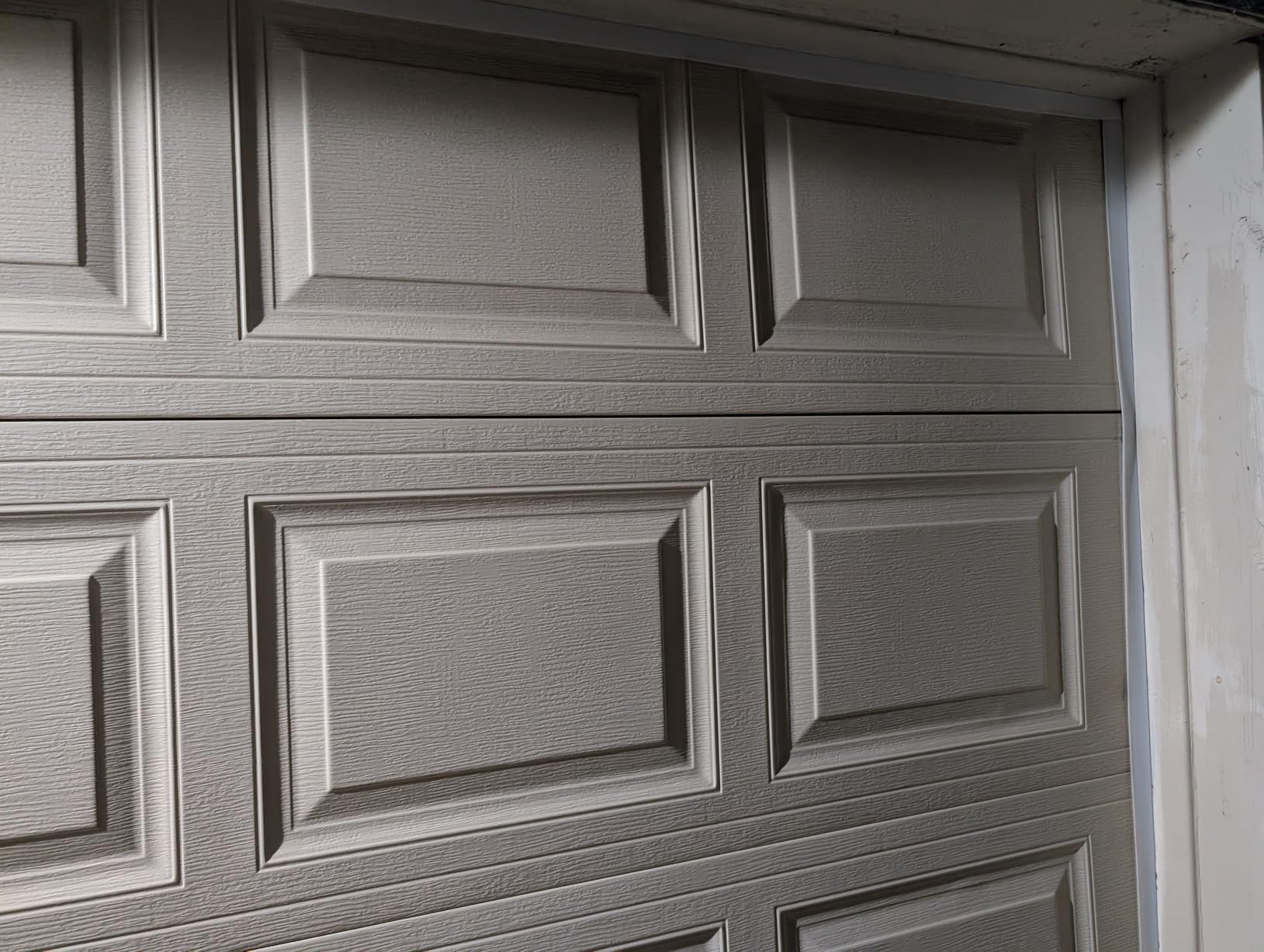 Garage Door Seal Top and Sides, 40 FT Universal TPE Weather Stripping Garage Door Trim Seal Weatherproofing Garage Door Seals with Nails and Lids in White customer photo 2