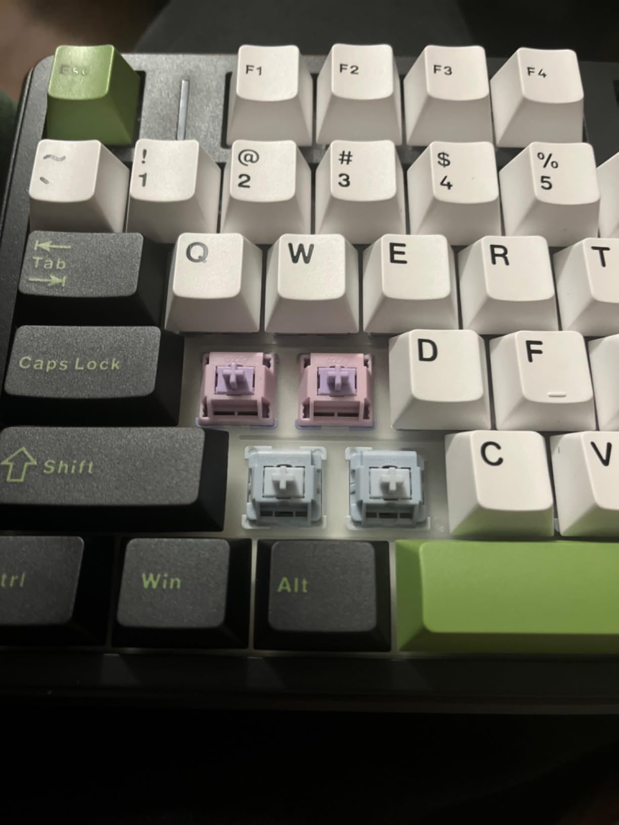 AKKO V3 Fairy Linear Silent Keyboard Switch for Mechanical Gaming Keyboard, 5-Pin 50gf Quiet Pre-Lubed Switches with Standard MX Structure (45pcs) customer photo 2