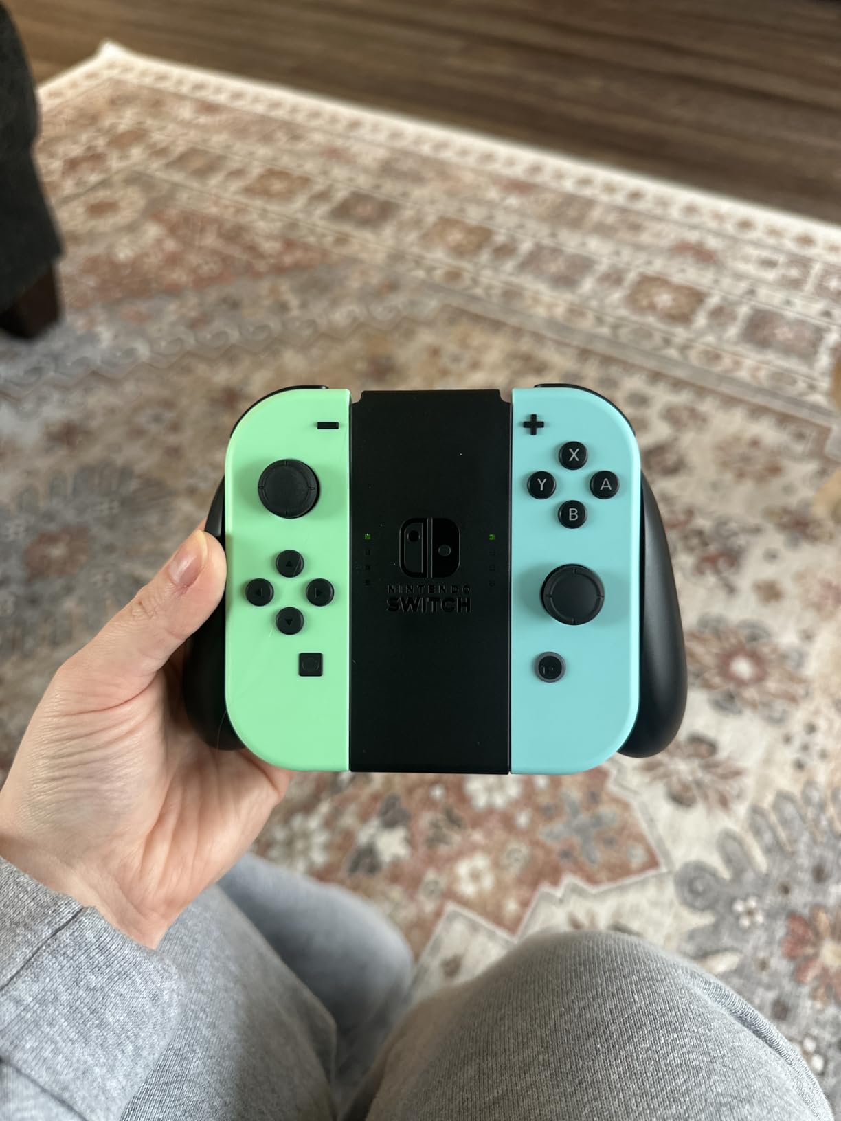 PEGLY OEM Joy-Con Comfort Grip - Metal Slides Controller Hand Grip Compatible with Switch/Switch OLED customer photo 1