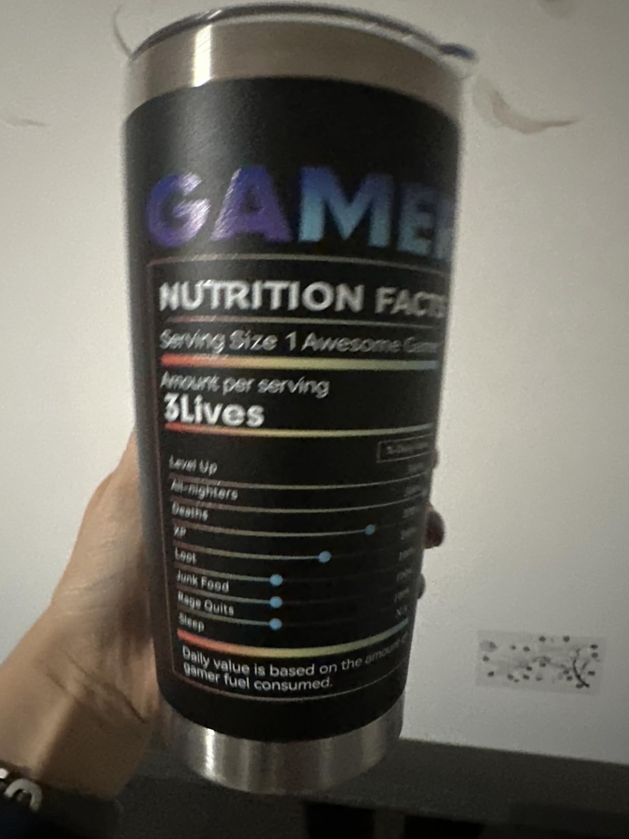 Gamer Gifts, 8PCS Cool Gaming Gift Bulk Set Includes Tumbler Straw Beanie Socks Key Chain Thanks Card Gift Box, Christmas Gifts for Teen Teenage Boys Men Idea customer photo 2