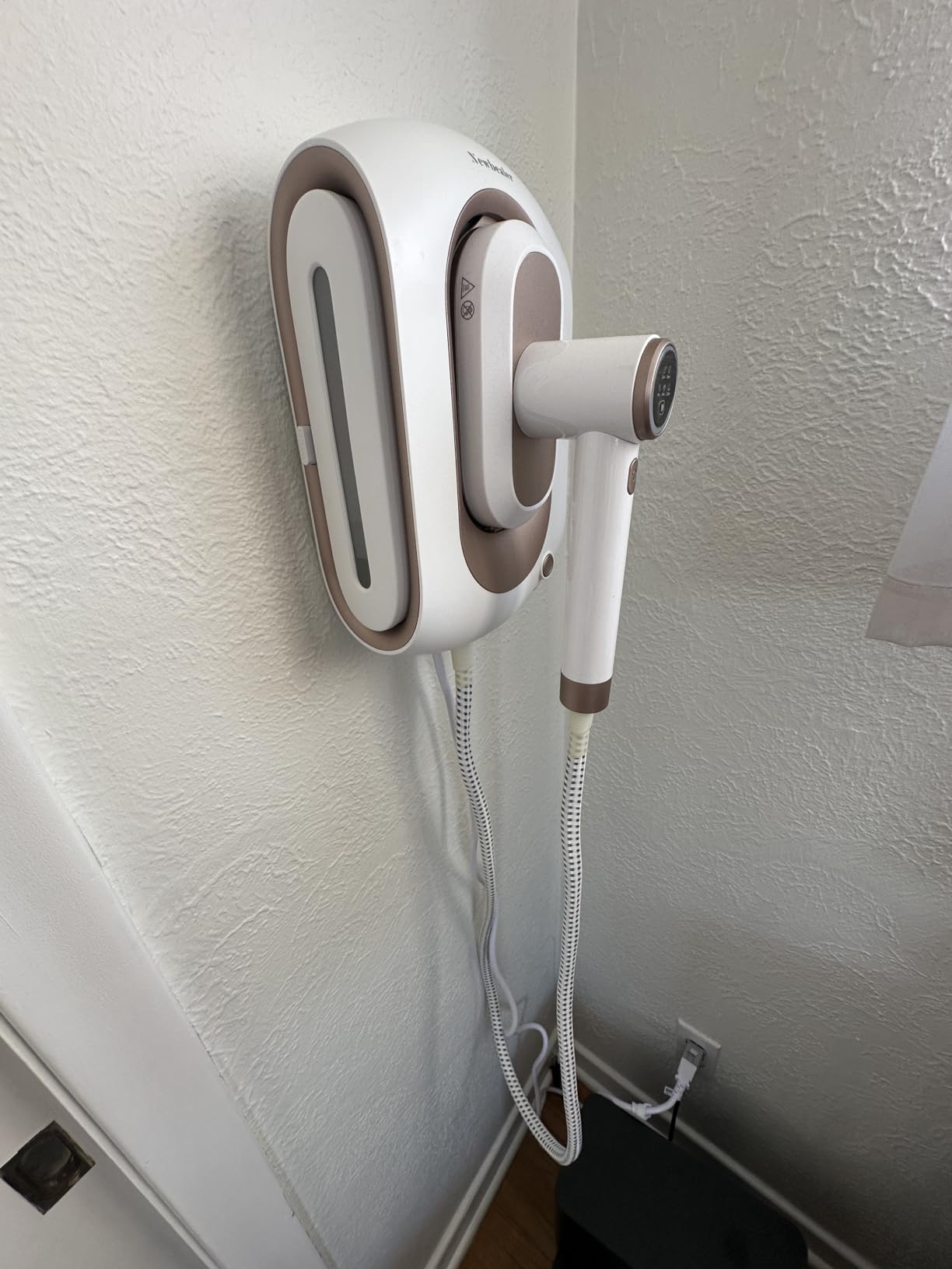 Newbealer 2In1 Pro Steam Station Iron, 1550W Turbocharged Steam for Clothes, 3-Level Steam & Dry Ironing, 30s Heat Up, 1.2L Detachable Tank, Auto-Off, Self Cleaning, Innovative Storage for Household customer photo 2