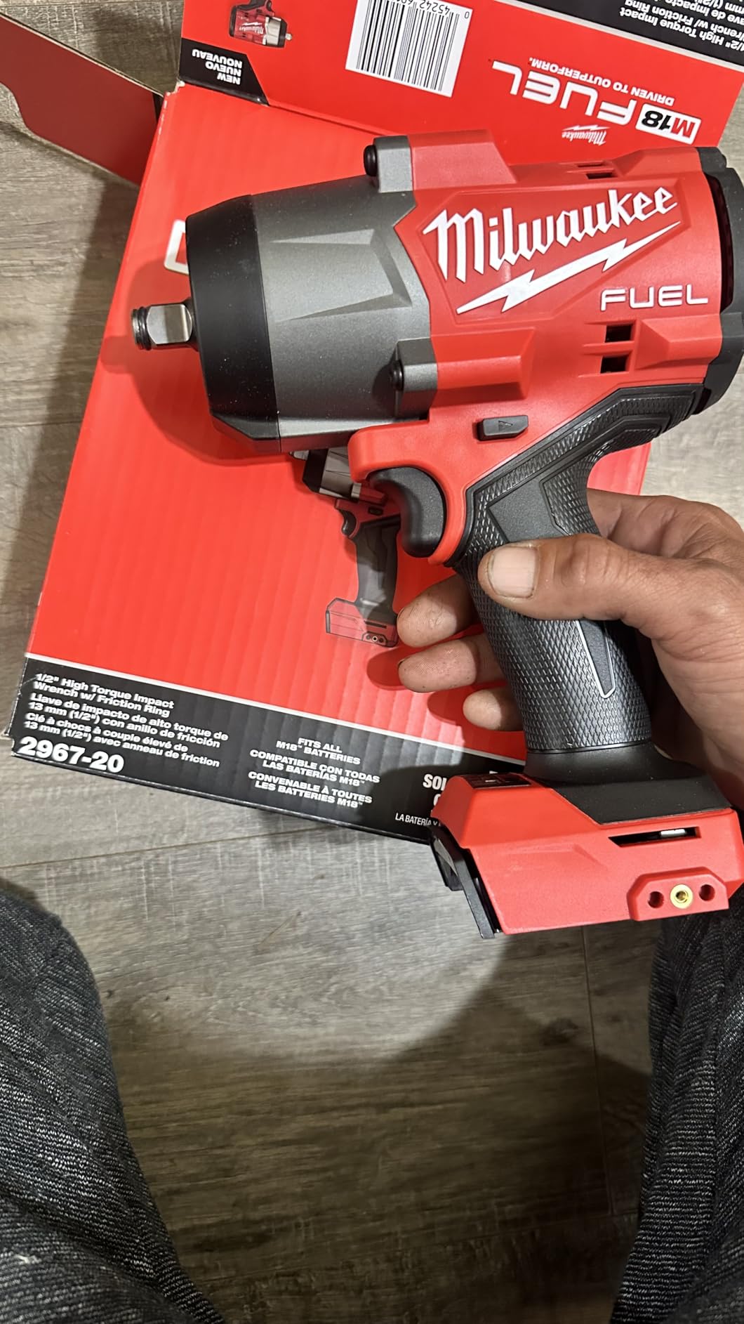 Milwaukee Electric - M18 Fuel 1/2 HIGH Torque Impact Wrench W/FRICTION Ring customer photo 2