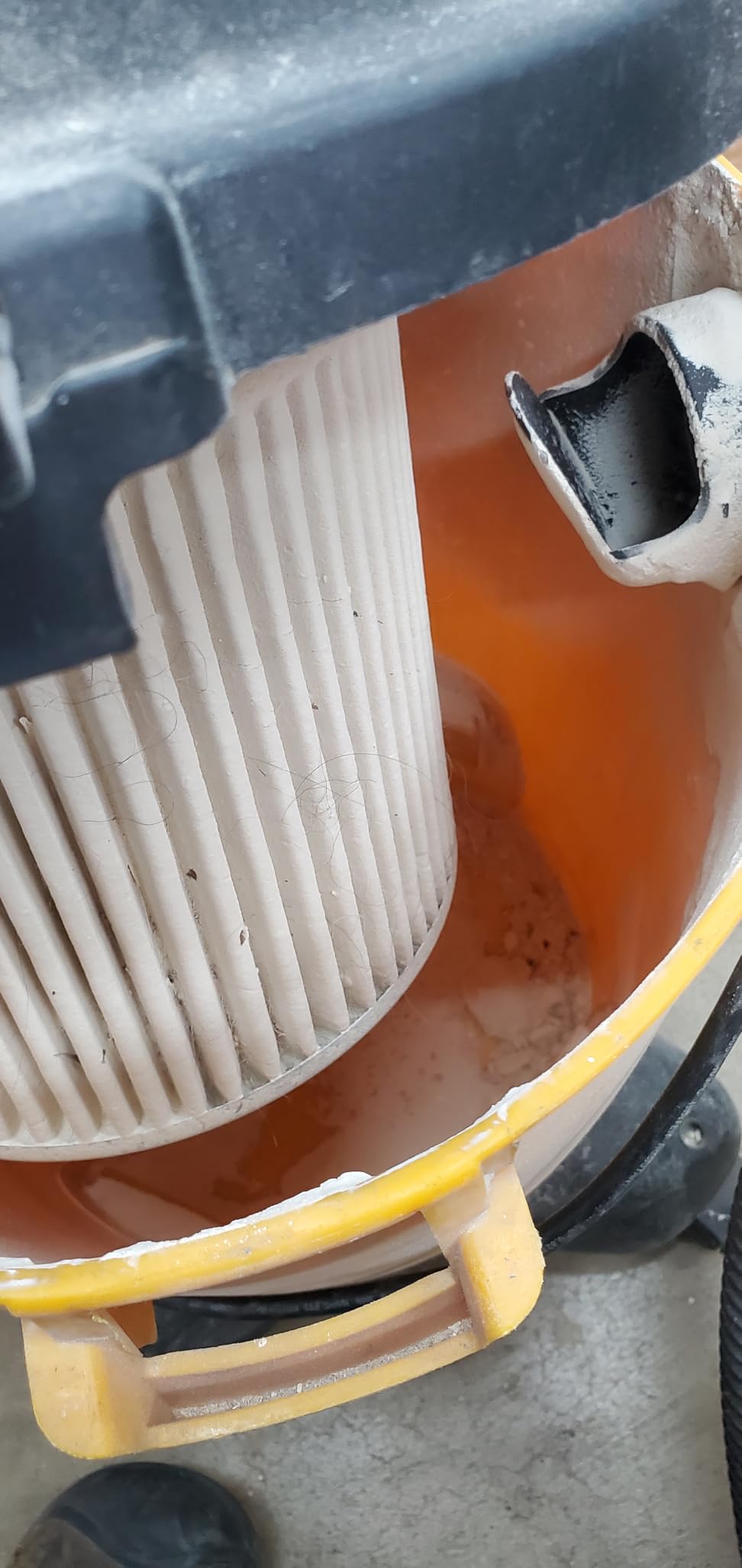 The Dustopper PRO, Low-Profile Dust Separator for Shop Wet/Dry Vacuums with at least 5HP. Includes High-Flow 90 Degree Sweep Elbows and Connection Hose. Fits Standard 5 Gallon Buckets, Made in USA customer photo 2