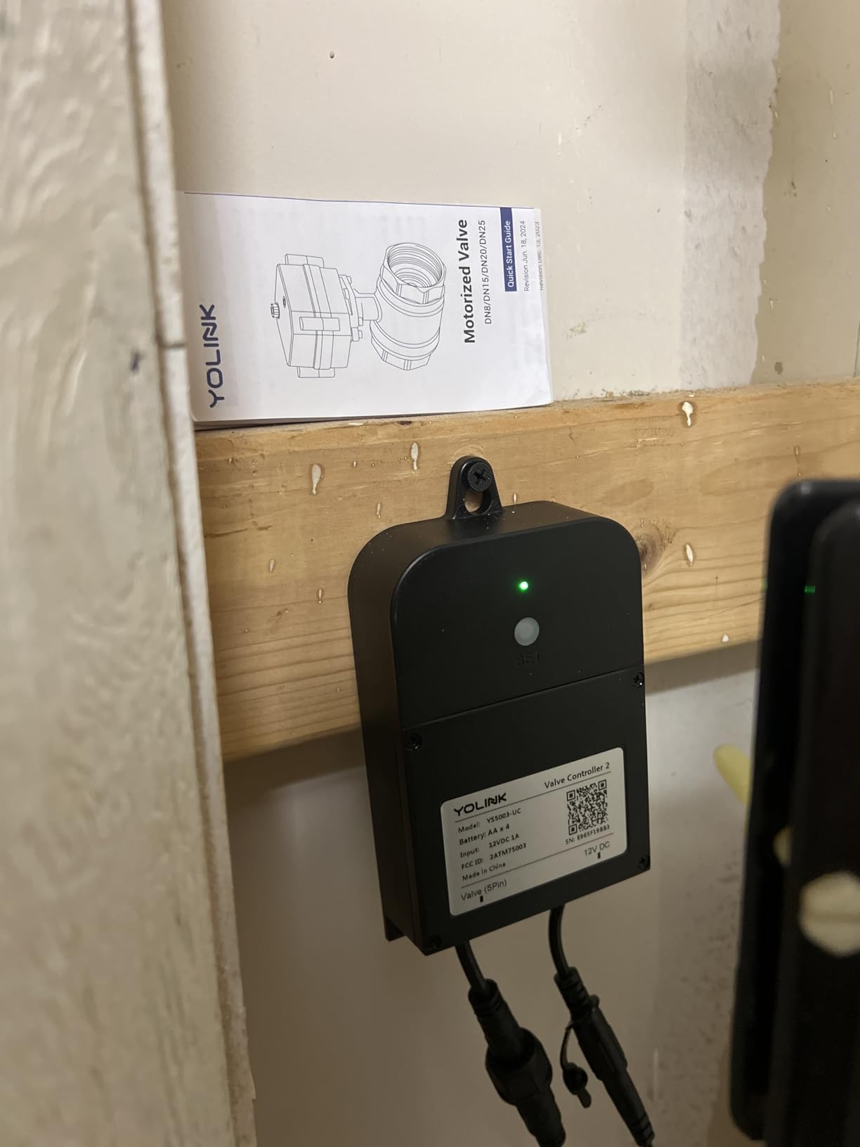 YoLink Wireless Smart Valve Control Kit, 3/4