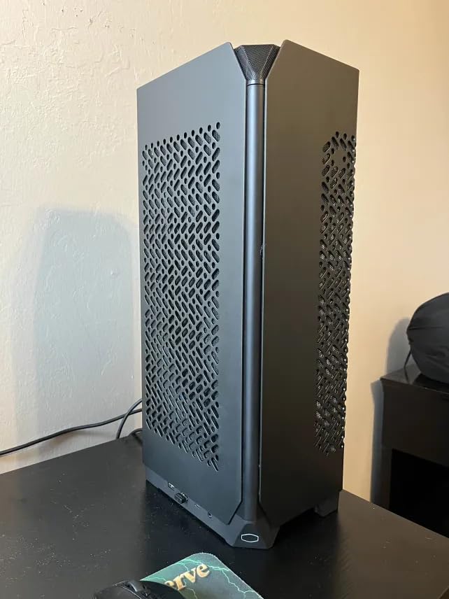 Cooler Master NCORE 100 MAX Bronze Mini-ITX PC Case|AIO|PSU Ready, Included Custom 120mm AIO, V850W SFX Gold PCIe 5.0 PSU, Designed Ready Nvidia RTX 5080 | AMD RX 9070 XT, 356mm GPU Support, DIY customer photo 1