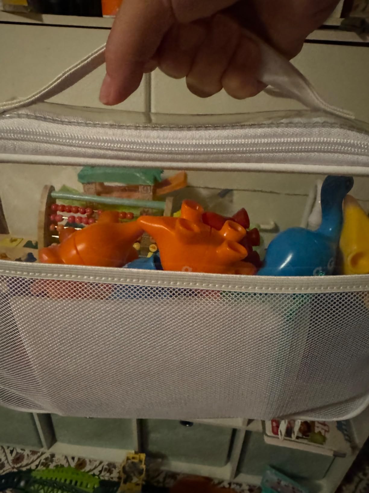 holay 4 Packs PVC Zippered Blocks Set, Toy, Clay, Board game Storage Organizer Case customer photo 1