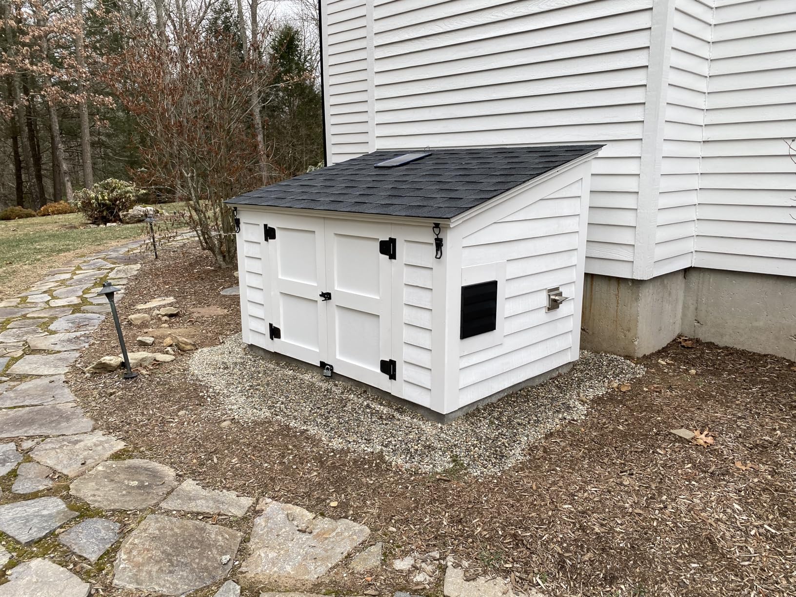 HG Power 10 Inch Shutter Exhaust Fan, 647CFM Quiet Garage Exhaust Fan with 8 Foot Long ON/OFF Switch Cable for Chicken Coop, Shed, Basement, Gable, Kitchen, Attic Ventilation Use, Black customer photo 1