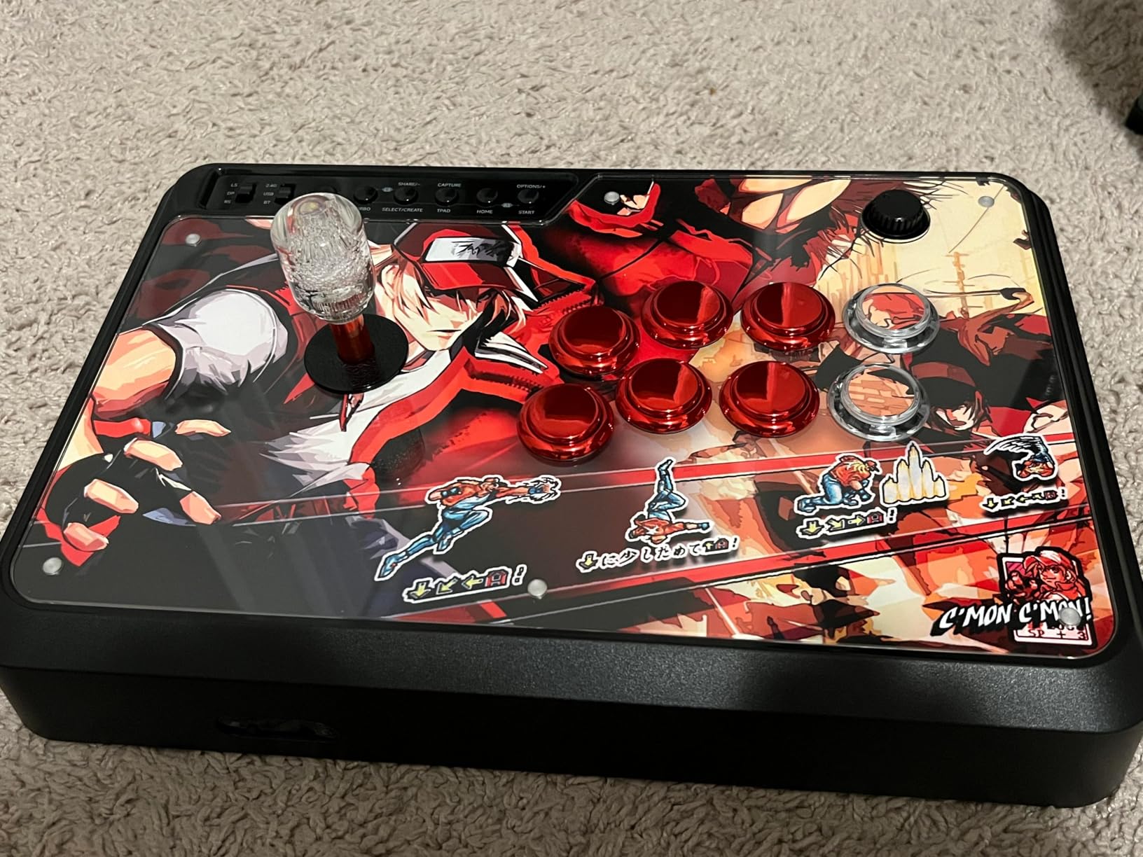 MAYFLASH Arcade Stick F700 for PS5, PS4, Switch, Switch 2, Windows, Apple, Android and more. Fight Stick Support Wireless Bluetooth, 2.4G Receiver and Wired Connection customer photo 2