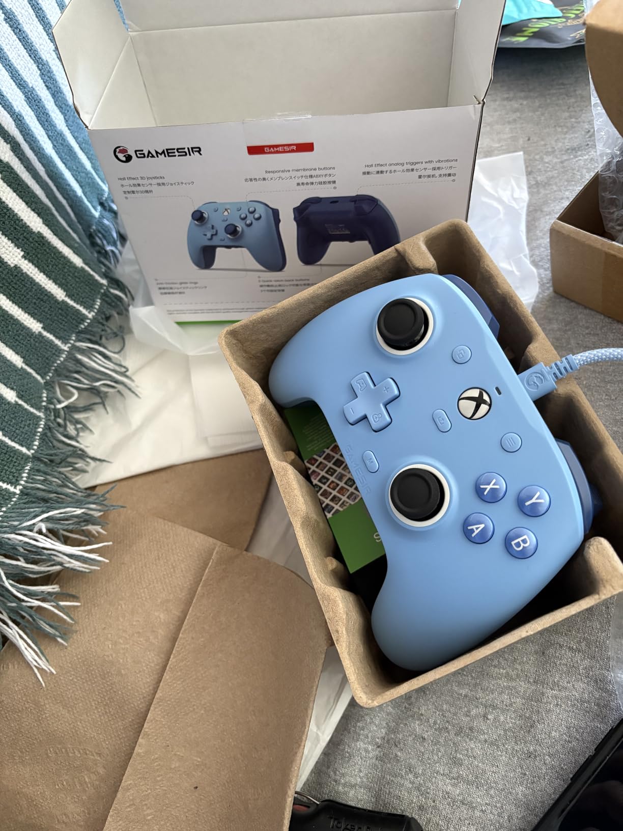 GameSir G7 SE Plud and Play Controller with Hall Effect Joysticks/Hall Trigger, Anti-Drift Wired Gamepad for Xbox Series X|S, Xbox One & Windows 10/11, 3.5 mm Audio Jack - White customer photo 1