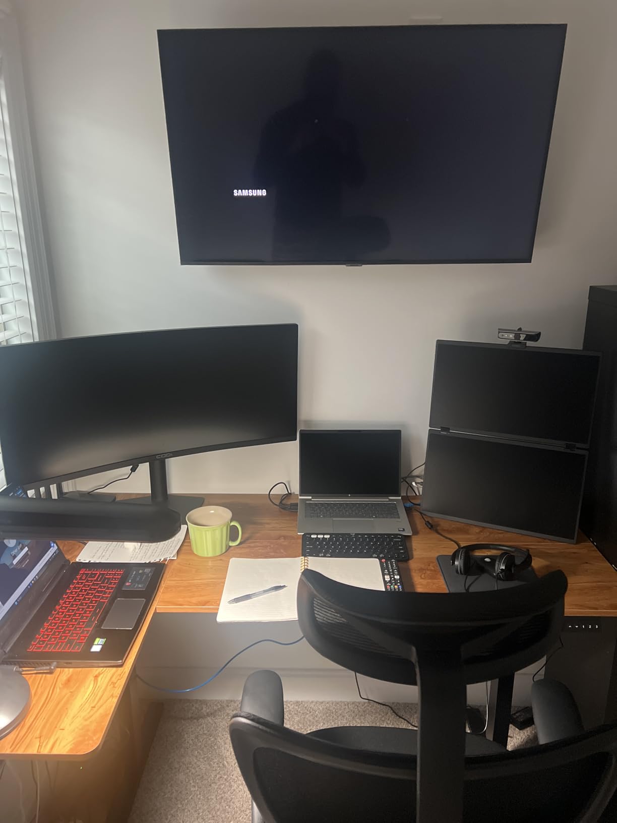 Marsail Ergonomic Office Chair: Office Desk Chair with High Back Mesh and Adjustable Lumbar Support Rolling Work Swivel Task Chairs with Wheel 3D Armrests and Headrest customer photo 1