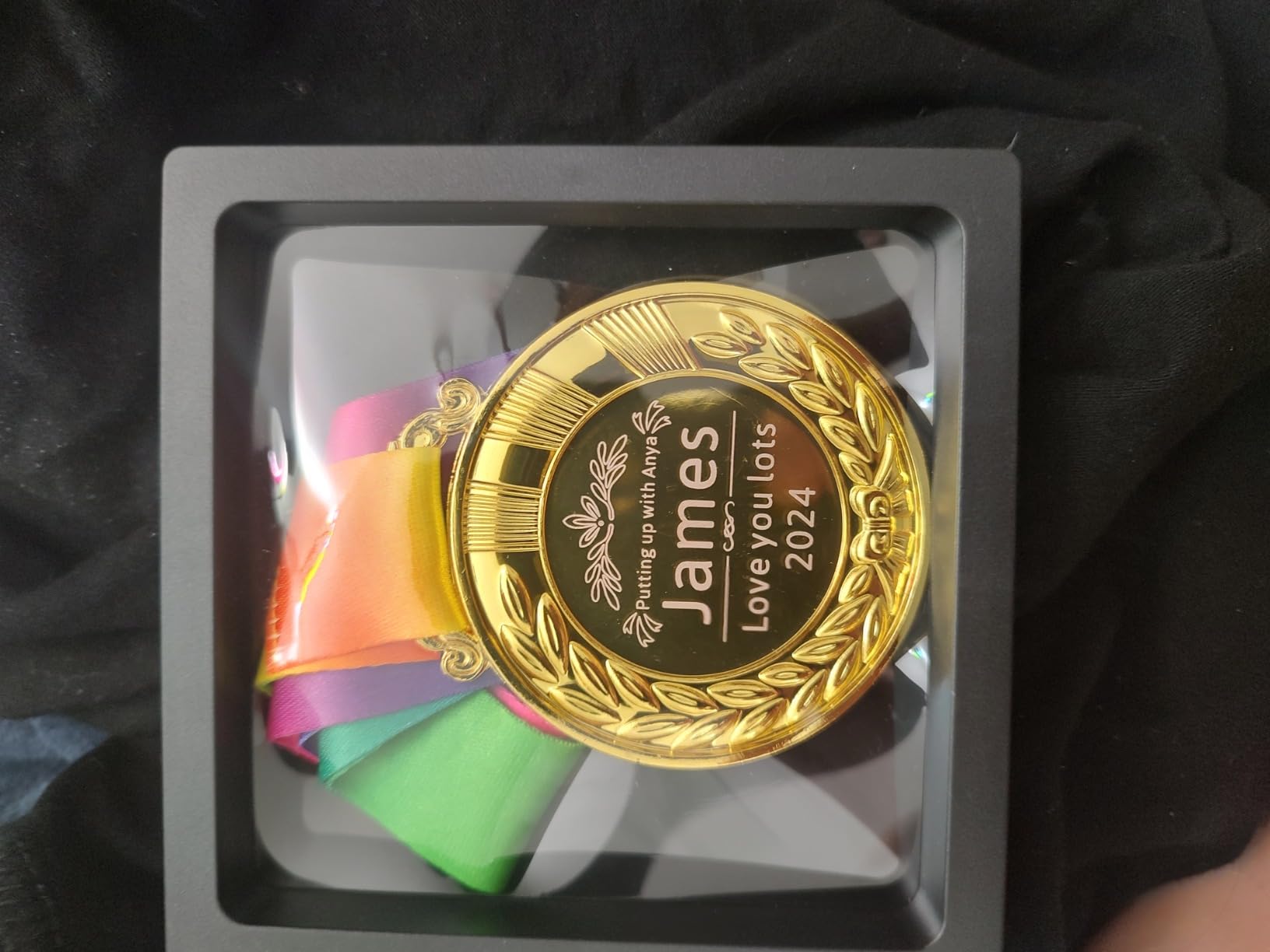 Custom Gold Medals for Awards Bulk- Personalized Pieces Design Your Own Award Medals with Text Logo Image, 1st 2nd 3rd Place Medals for School Programs Sports Family Events Office Award Ceremony customer photo 2