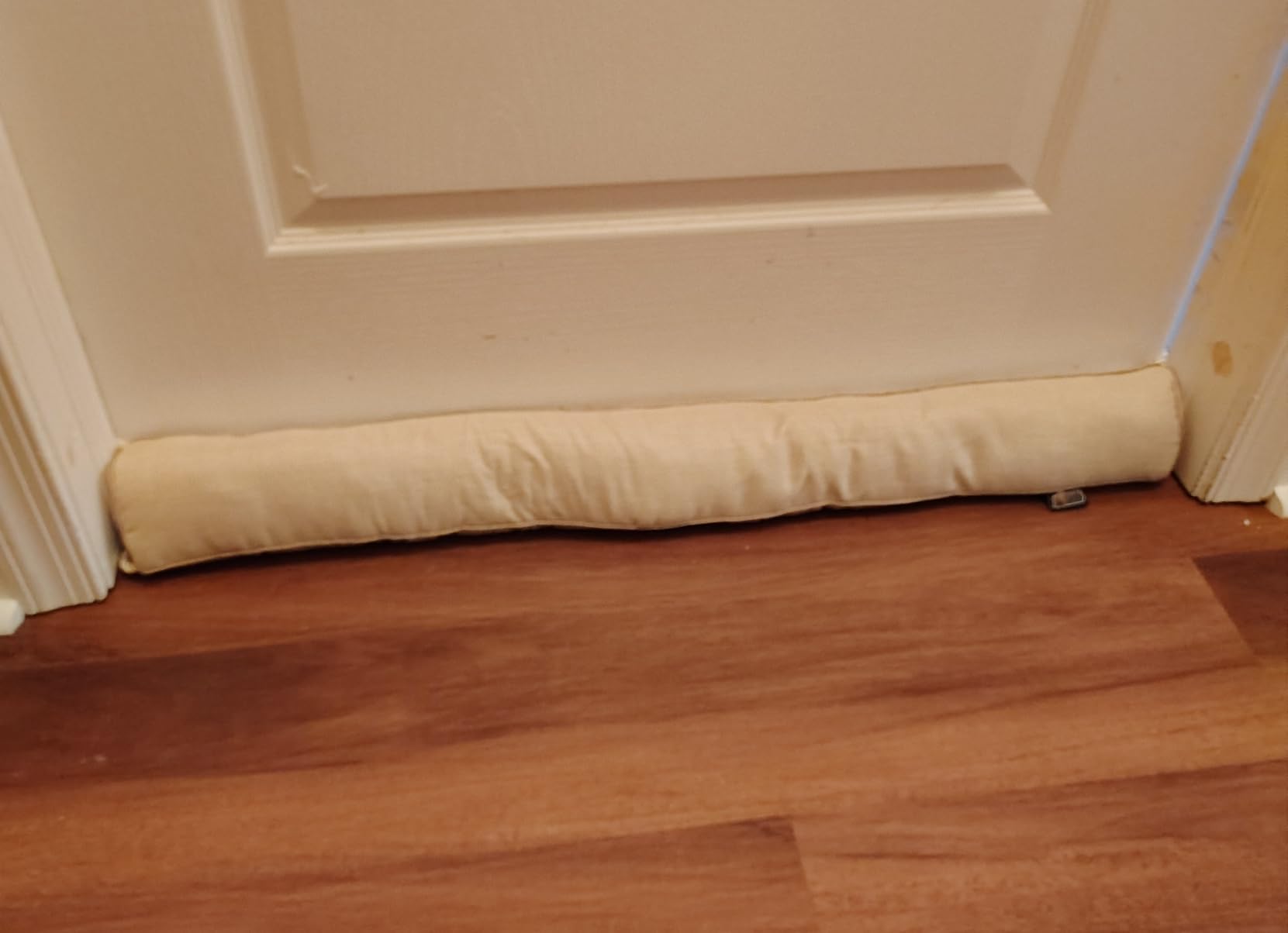 GORILLA GRIP Door Draft Stopper for Bottom of Doors, Sweep Weather Stripping Seal Noise, Cold Air Blocker, Soundproofing, Warmth Sealer, Easy Install Gap Filler, Home Essentials, 32 Inch, Gray customer photo 2