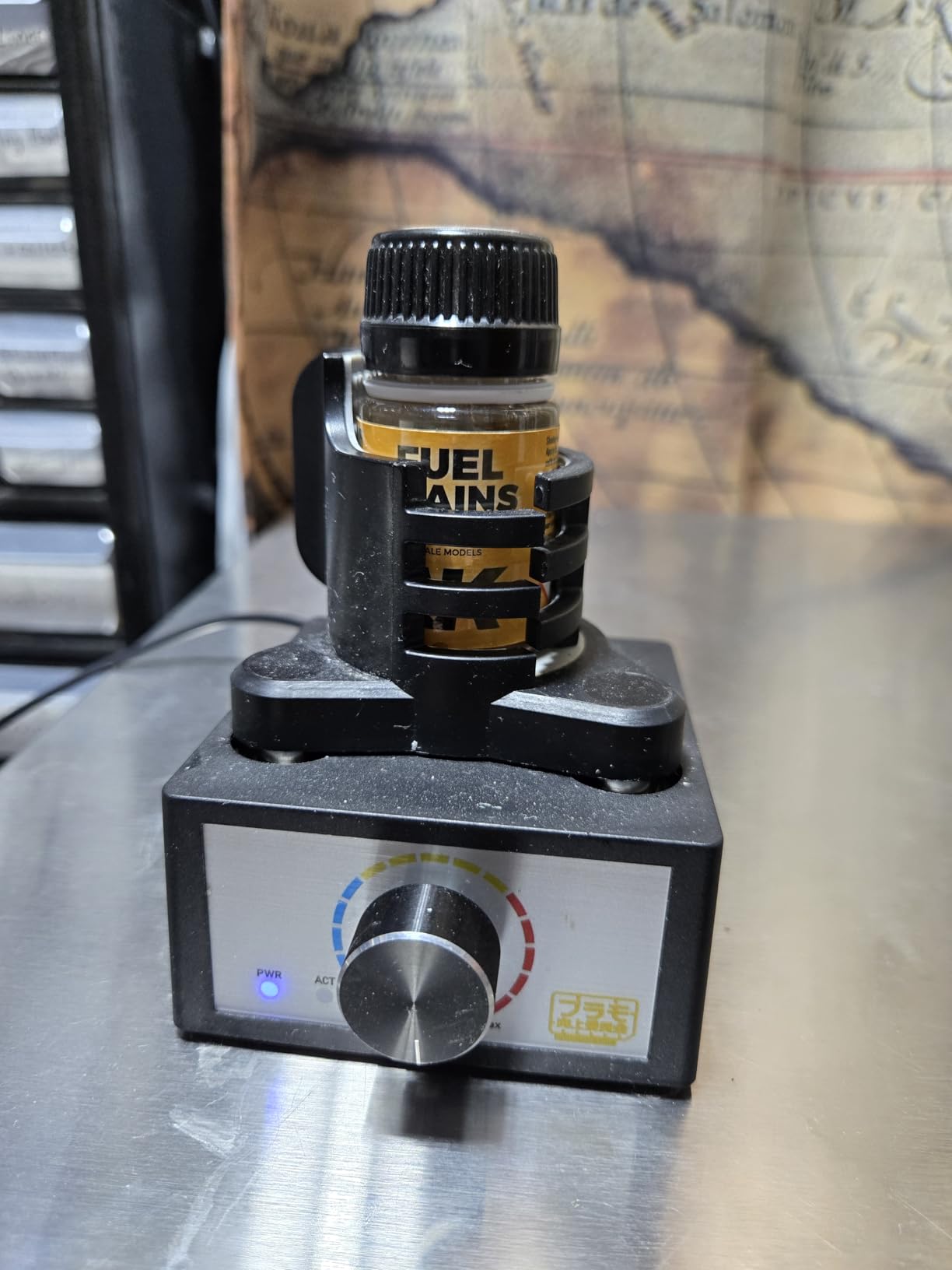 Mini Vortex Mixer, DIY/Model Paint Shaker, Hands-Free, 300~2400rpm, Suitable 10-100ml, Three-Stage Speed, Paint Mix for Lab, Nail Polish, Eyelash Adhesives, Acrylic Paints Mixing, Test Tube customer photo 2