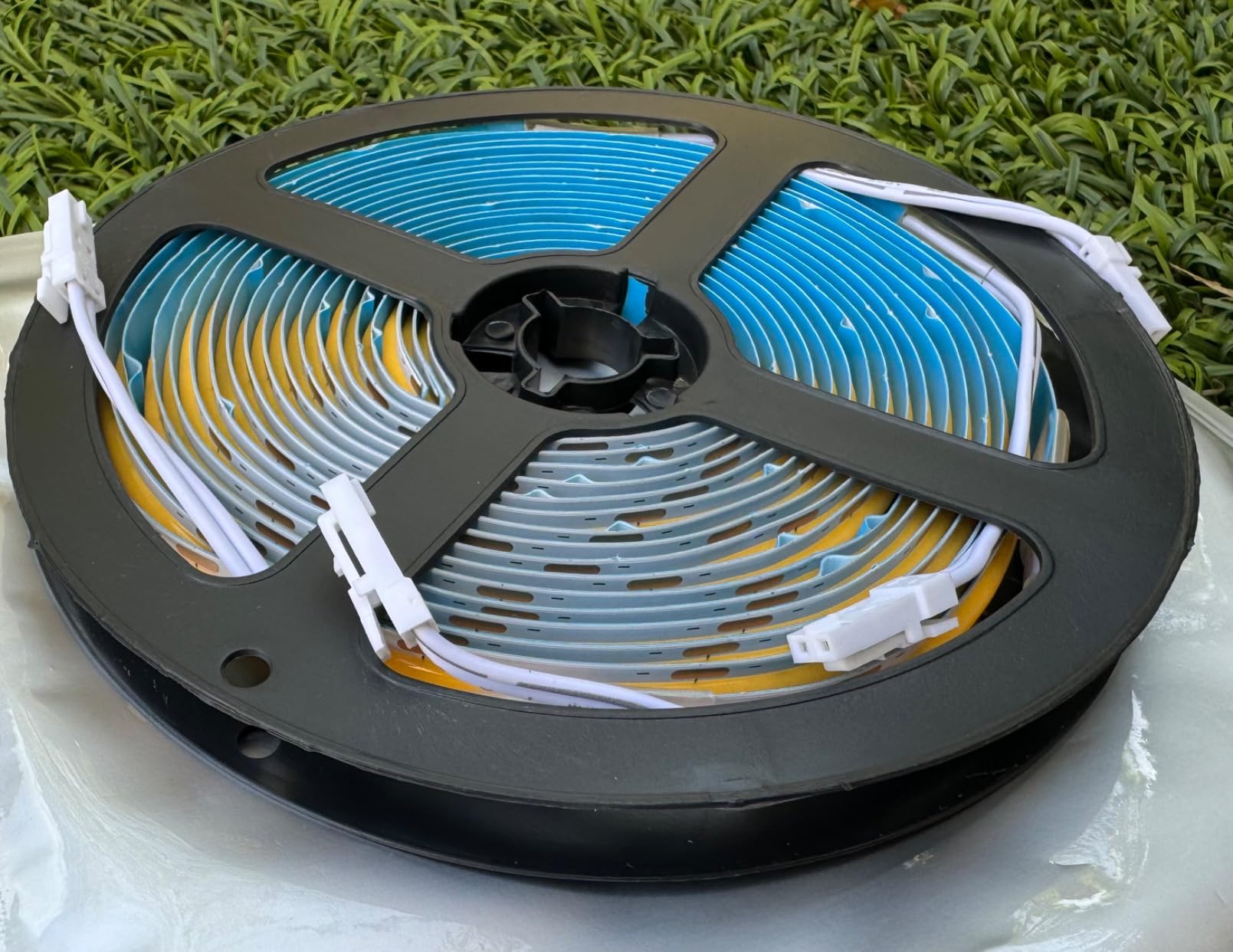 Motion Sensor LED Stair Lights Indoor, Intelligent Stair Case Lights Kit 12 Stairs 40 Inch Interior Step Lights Strip for Stairway (3000K Warm White Staircase Lighting) customer photo 2