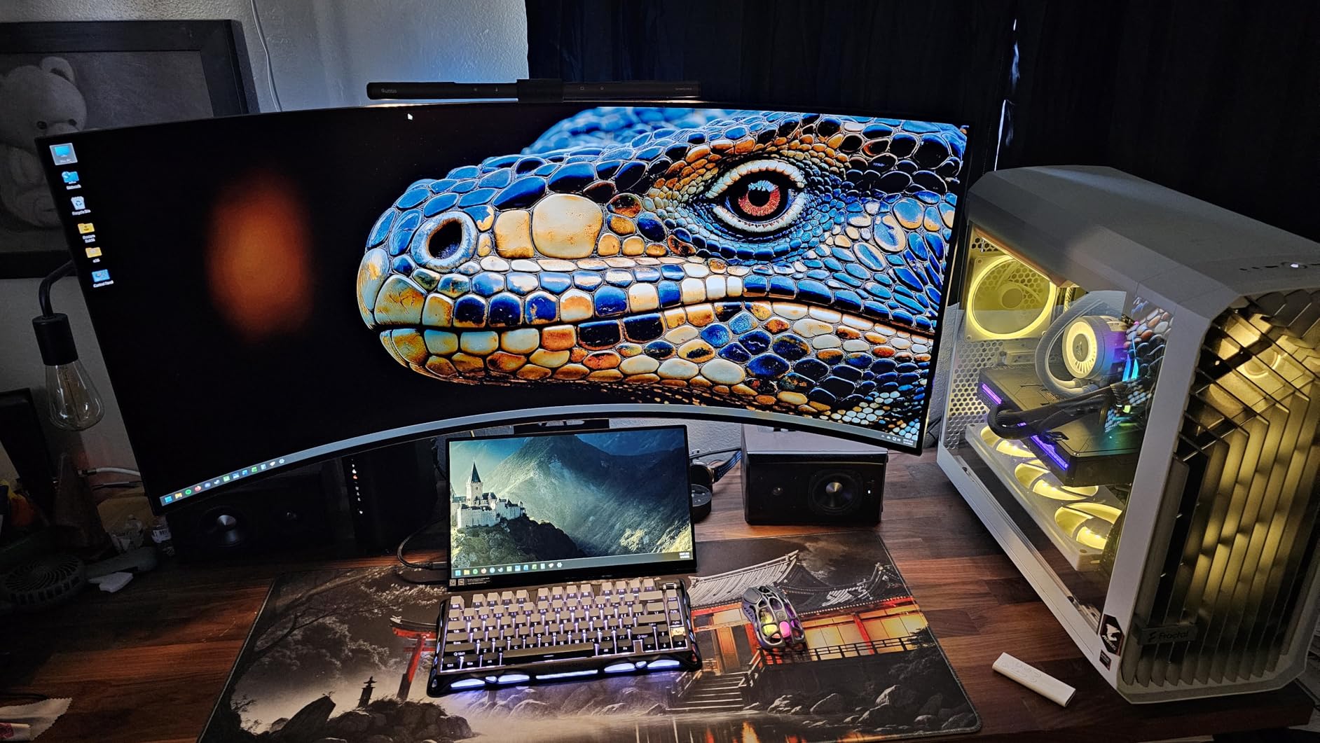 15.6'' Portable Monitor Touchscreen, FHD IPS Touch Screen with Tempered Glass, Travel Monitor with Kickstand & Speaker, HDMI USB C External Monitors for Mac Laptop Phone Computer customer photo 2