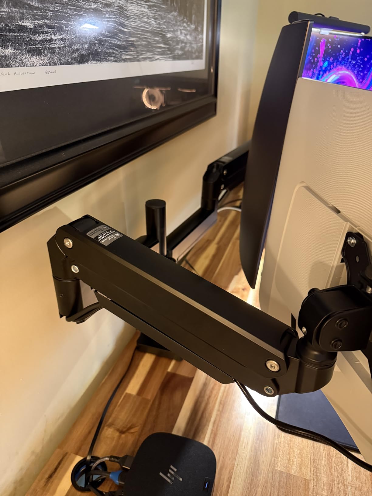 Heavy Duty Monitor Arm for Ultrawide Monitors up to 57