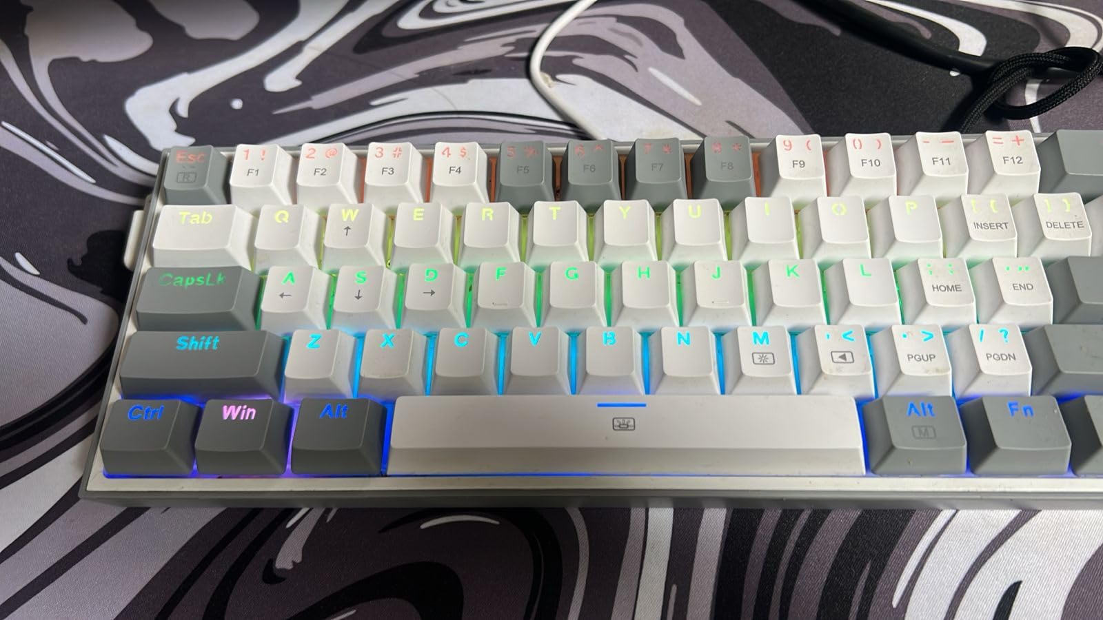 Redragon K617 GB Rapid Trigger HE Gaming Keyboard, 60% 61 Keys Wired Mechanical with Hyper-Fast Actuation, Hall Effect Magnetic Switch, Adjustable Actuation, 8K Hz Polling Rate customer photo 2