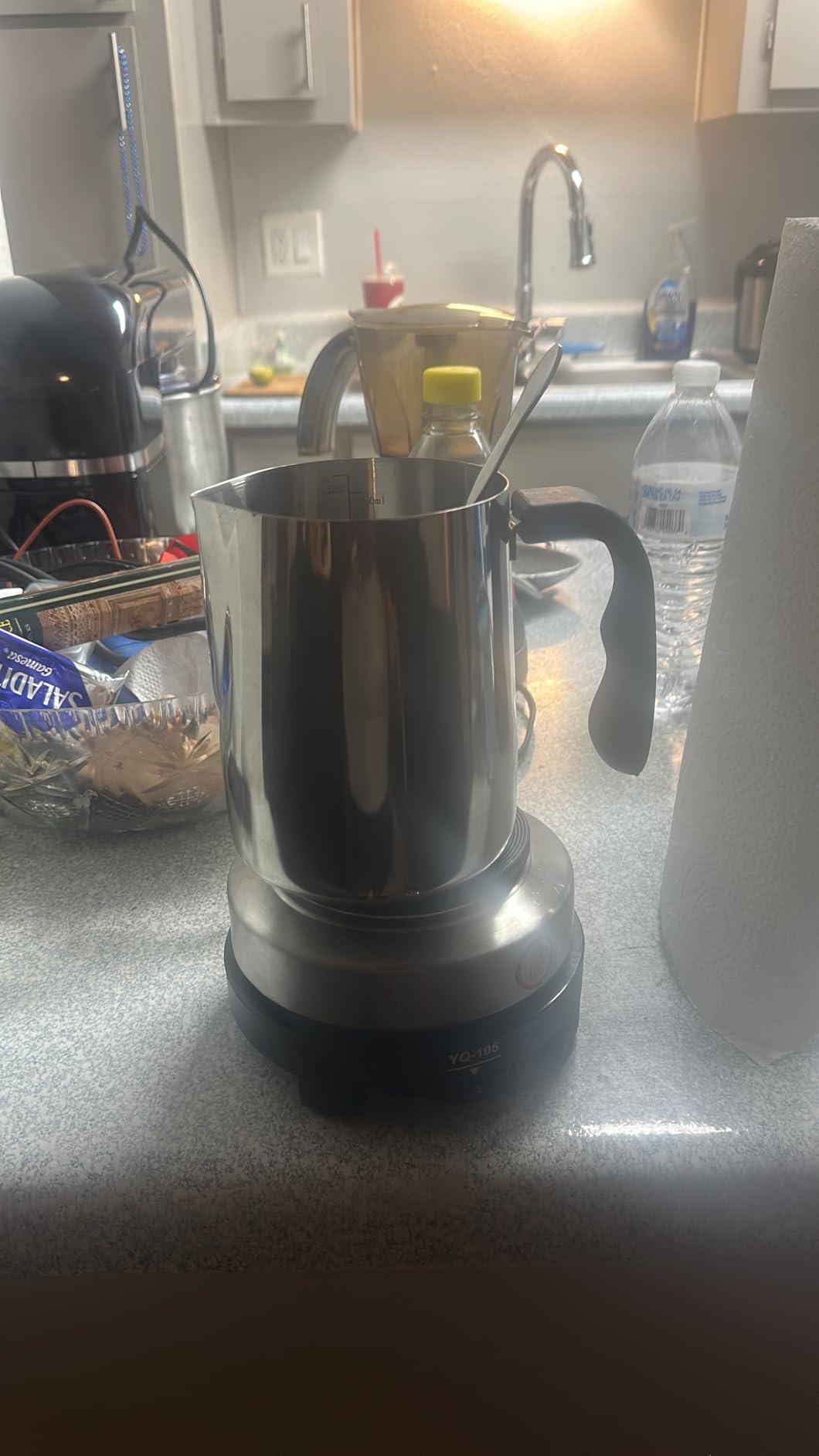 SAEUYVB Candle Making Kit with Wax Melter, Candle Wax for Candle Making - DIY Candle Making Supplies, Including 2lbs Soy Wax Flakes, Melting Pot, Electric Stove,Candle Kit for Adults, Beginnner customer photo 2