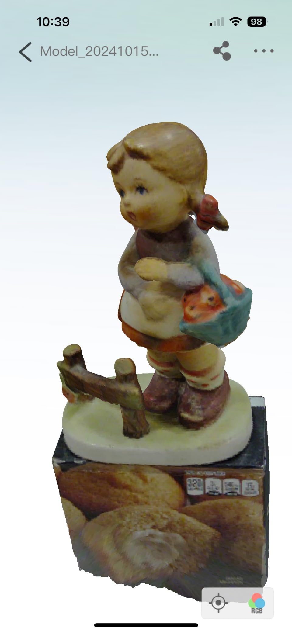 Creality CR-Scan Ferret Pro 3D Scanner for 3D Printing, Upgrade Handheld Scanner with Wireless Scanning Anti-Shake Tracking, Fast Full-Color Scan, 0.1mm Accuracy for iOS/Android Phone PC Win 10/11 customer photo 1