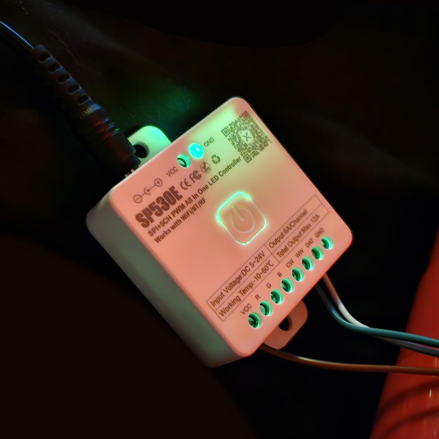 BTF-LIGHTING SP530E WiFi Alexa Bluetooth LED Controller Support PWM Monochrome CCT RGB RGBW RGBCCT or SPI TTL IC Chip LED Strip/Matrix WS2811 WS2812B WS2813 WS2814 WS2815 SK6812 etc DC5V DC12V DC24V customer photo 2