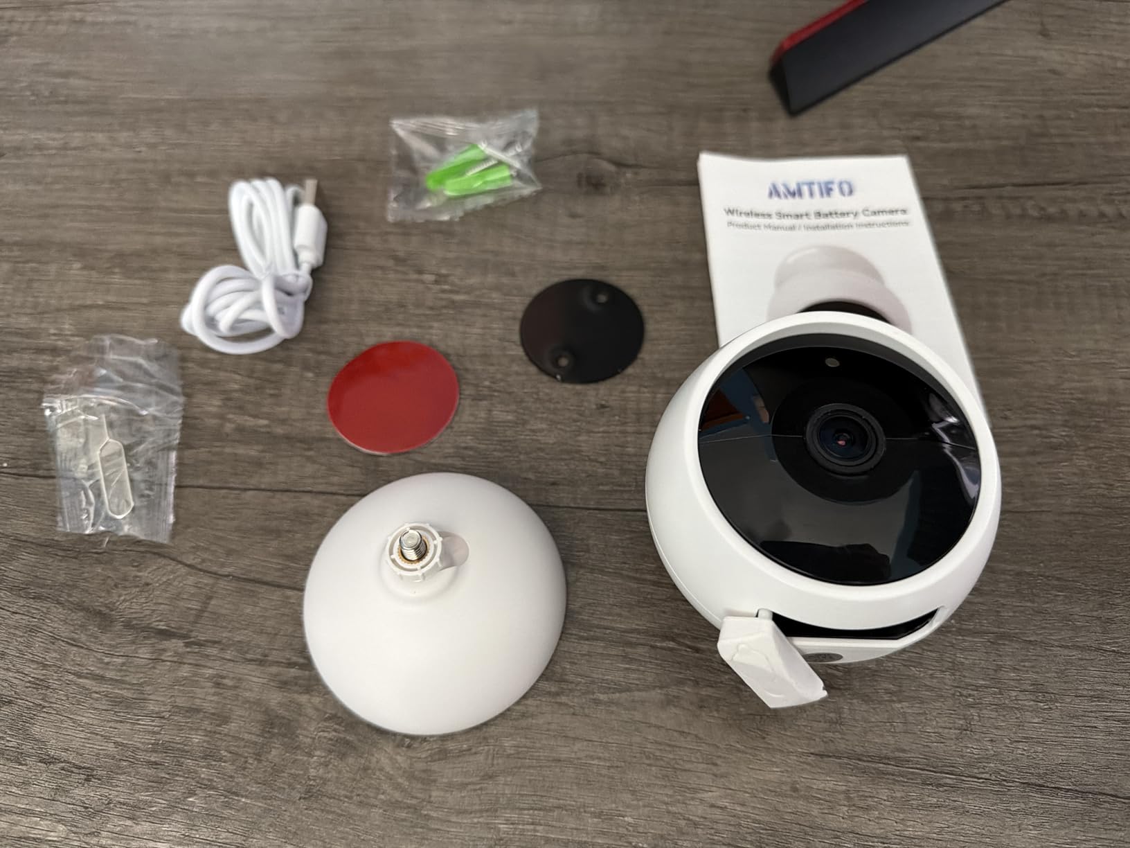 AMTIFO Security Cameras Wireless Outdoor Magnetic: Install-Free Smart Indoor 2K WiFi - Long Battery Life Powered Wireless Cameras for Home Security with AI Motion Detection customer photo 2