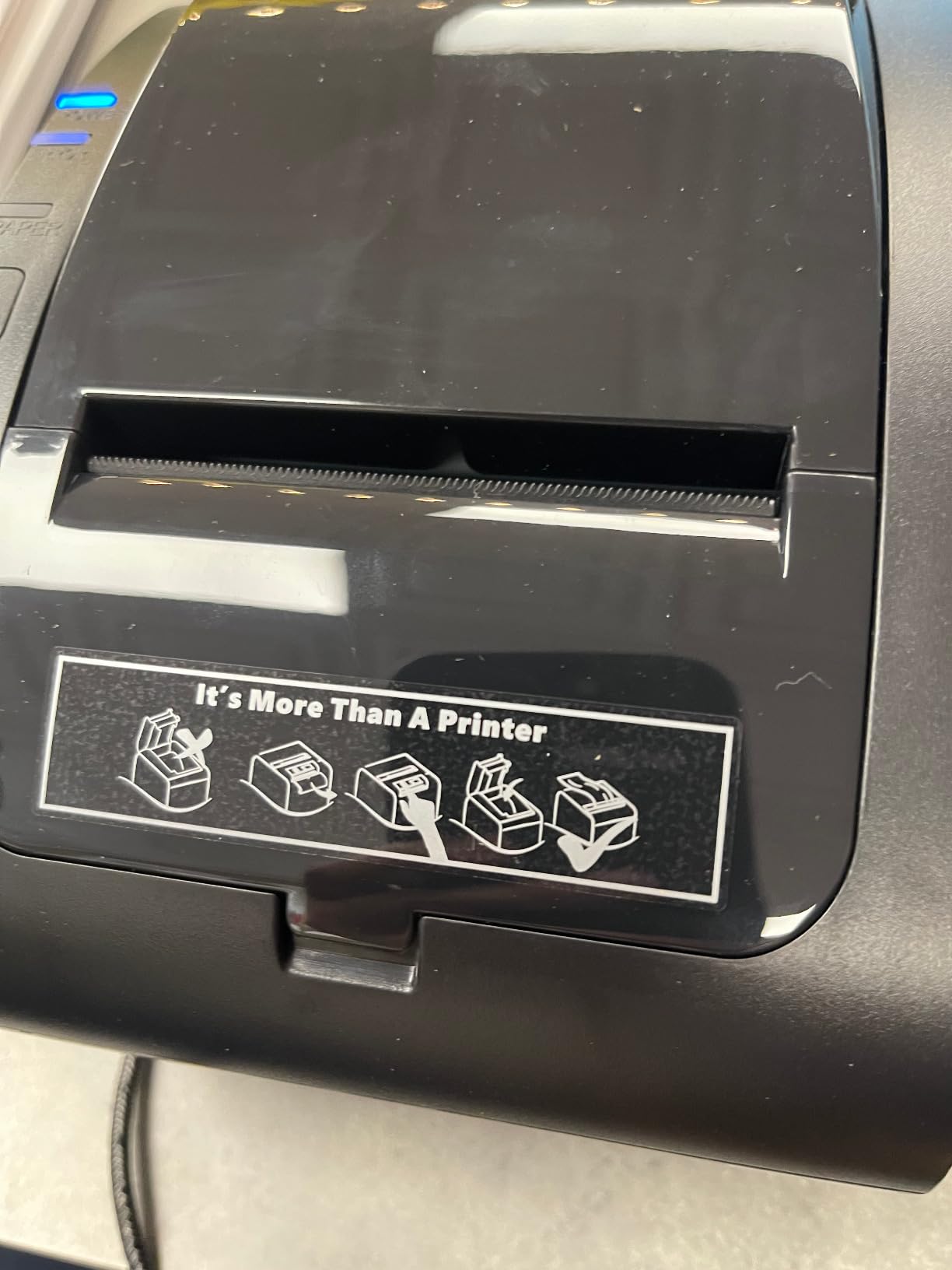 MUNBYN Bluetooth Thermal Receipt Printer P047, 80mm POS Printer, Thermal Printer with USB Serial Ethernet, Bluetooth, Support Android Windows PC (Do Not Support iOS Paypal Doordash Grubhub Vagaro) customer photo 1