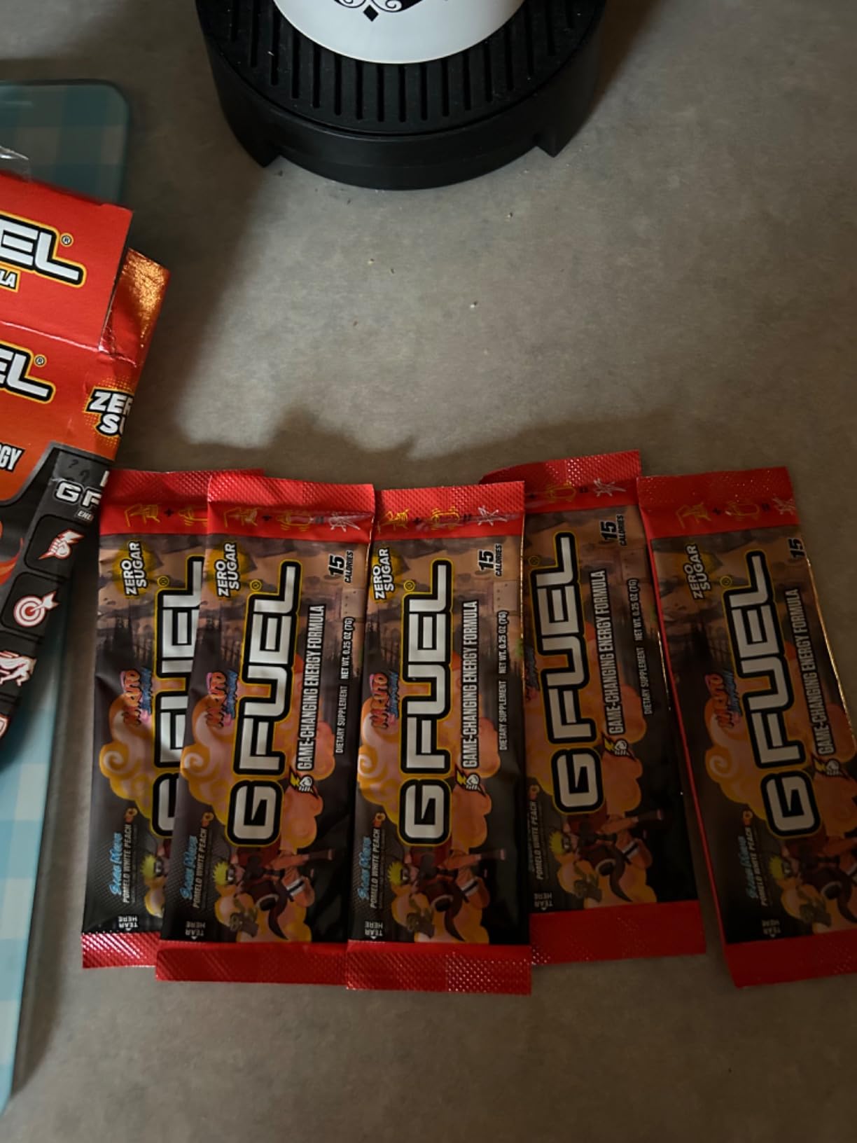 G Fuel Sage Mode Energy Powder Packets, Sugar Free, Clean Caffeine Focus Supplement, Water Mix, Pomelo Fruit + Peaches Flavor, Focus Amino, Vitamin + Antioxidants Blend - 6 Stick Pack, 0.25 oz customer photo 2