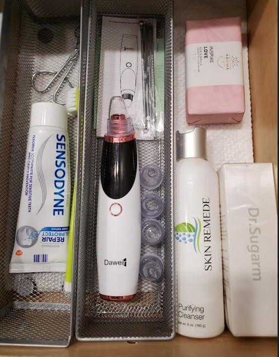 Blackhead Remover Pore Vacuum for Face & Nose - Deep Cleansing Blackhead Remover Tools with 3 Suction Levels, 5 Replaceable Tips, USB Rechargeable Pore Cleaner customer photo 1