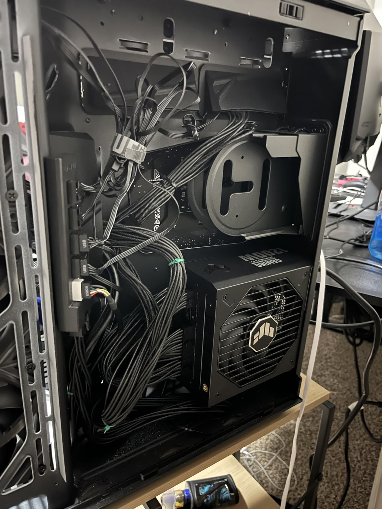 ASUS TUF Gaming 1200W Gold (1200 Watt, ATX 3.0 Compatible Fully Modular Power Supply, 80+ Gold Certified, Military-Grade Components, Dual Ball Bearing, Axial-tech Fan, PCB Coating, 10 Year Warranty) customer photo 2