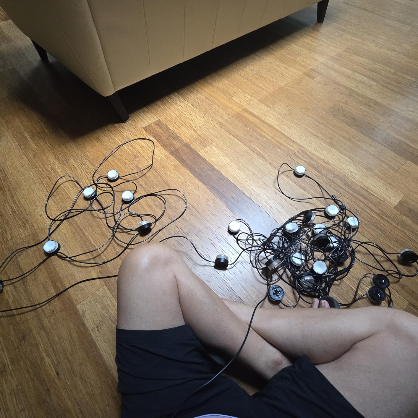 Govee Outdoor Ground Lights 2, 50ft Patio Decorations, 15 Pack RGBIC Pathway Lights with 100LM Warm White, IP67 Waterproof, 63 Scene Modes, Works with Alexa, Google Assistant customer photo 2