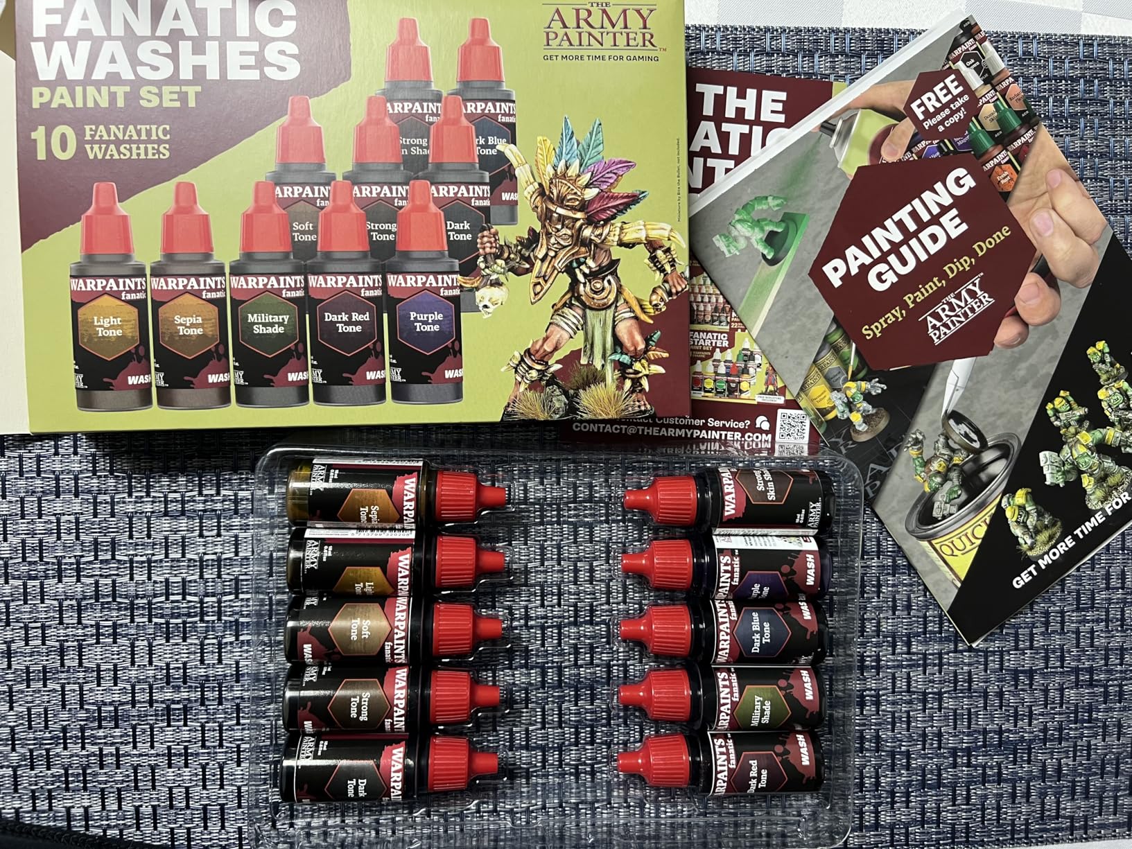 The Army Painter Warpaints Fanatic Washes Paint Set, 10 x 18 ml Acrylic Paint - Model Paint Washes and Shades for Miniature Models, Warhammer & Dnd miniatures customer photo 1