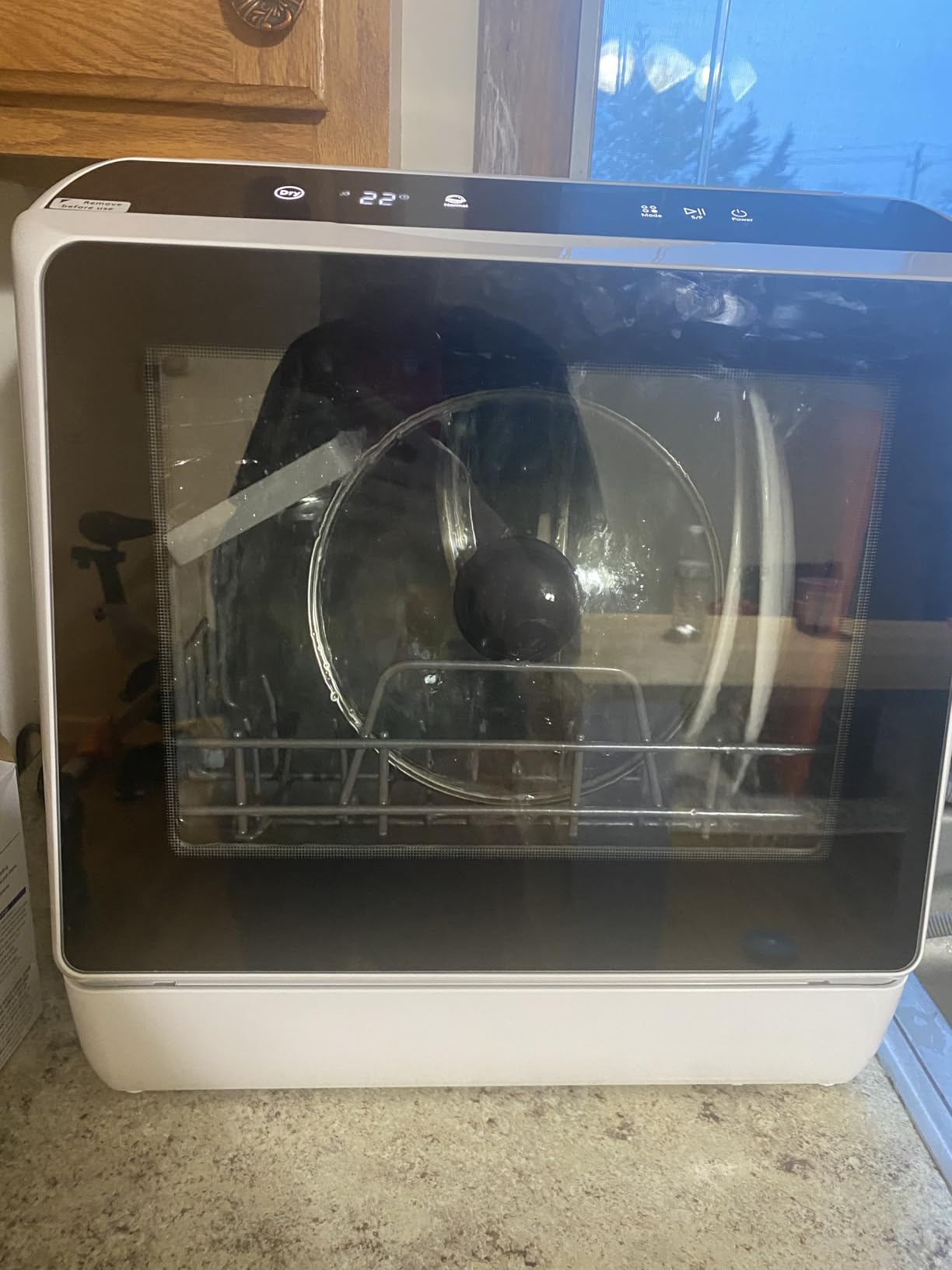 EUHOMY Countertop Dishwasher Portable with 6 Programs, 5L Built-in Water Tank for Apartments & RV, 167℉ High-Temp, No Hookup Needed, Mini Dishwasher with Baby Care, Air Dry/Quick/ECO/Fruit/Normal Mode customer photo 1