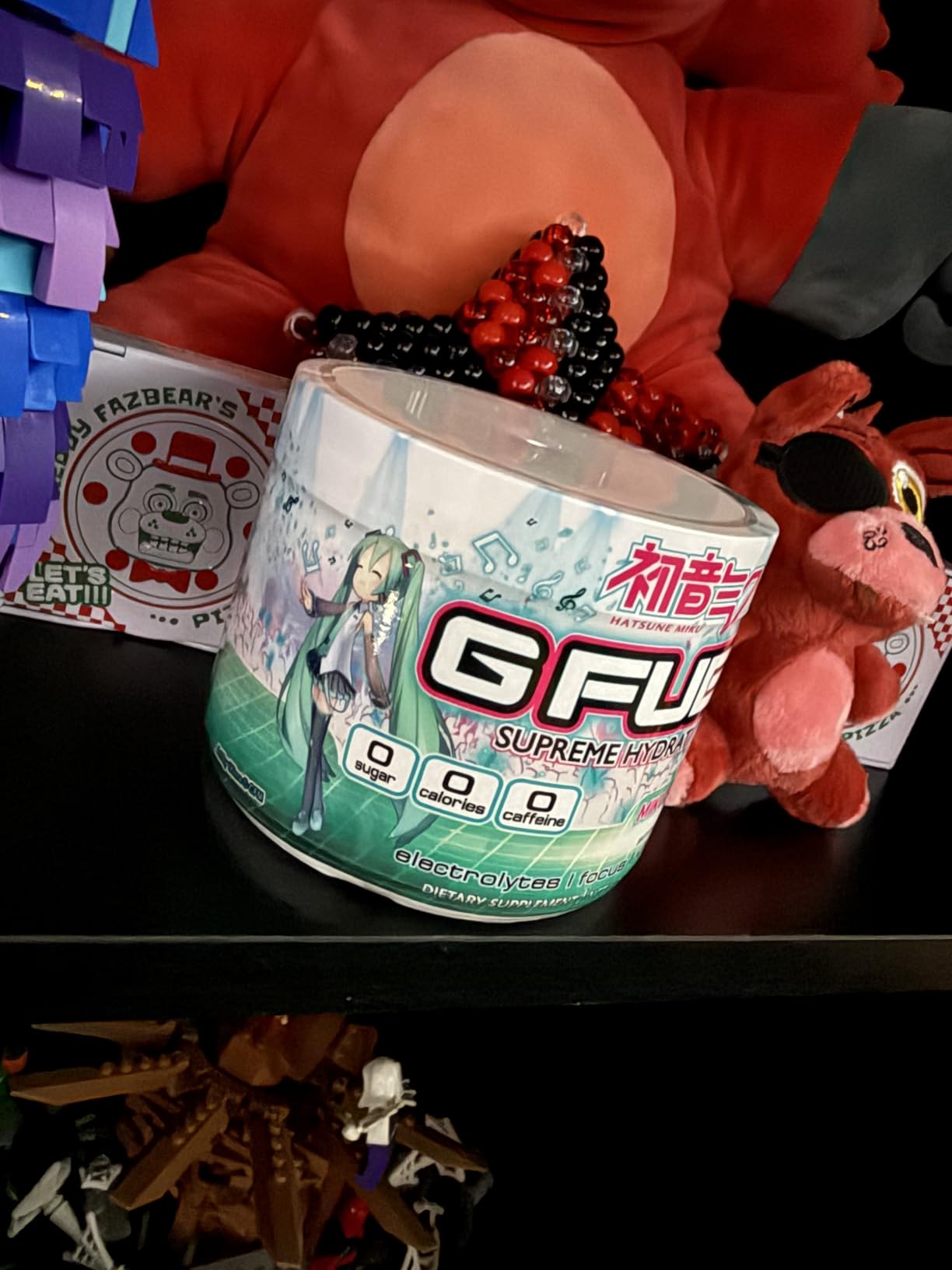 G Fuel Sonic's Peach Rings Supreme Hydration, Electrolyte Powder Mix for Energy & Focus, Sugar and Caffeine Free Supplement with Essential Vitamins & Minerals, Peach Rings Flavor, 3.4 oz - 30 Servings customer photo 1