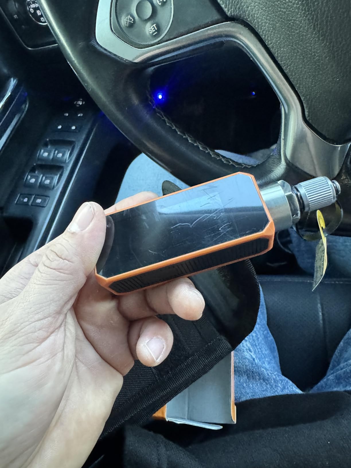 Elitech VGW-Mini Wireless Digital Vacuum Gauge with Adaptor Rechargeable Pressure Tester Meter HVAC 0-19000 Micron, Alarms via APP, Offline Recording, Temp Compensation, 1/4