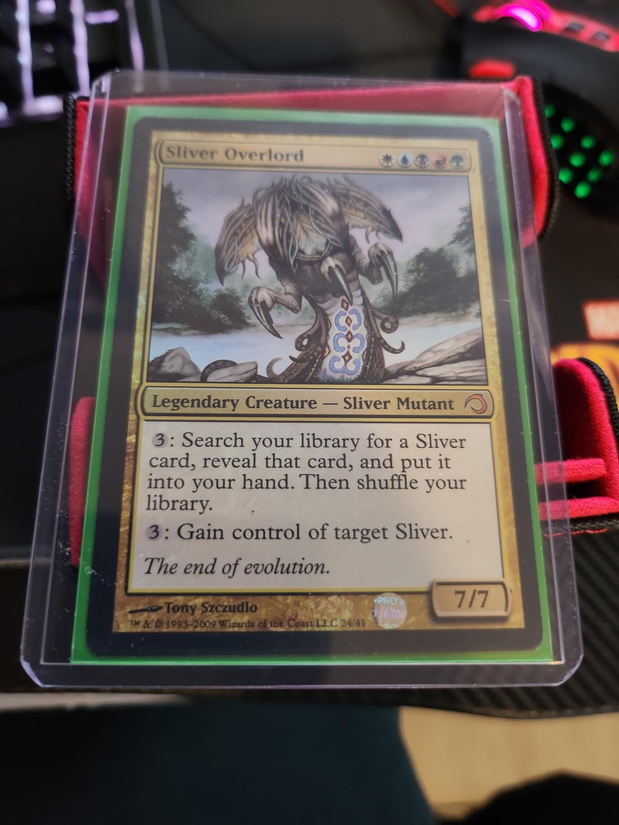 ZLCA MTG Deck Box with Commander Window Display, Trading Card Storage Box Holds 100 Double-Sleeved Cards Suitable for TCG/CCG/PTCG/EDH/Magic/Sport Cards (Black) customer photo 2