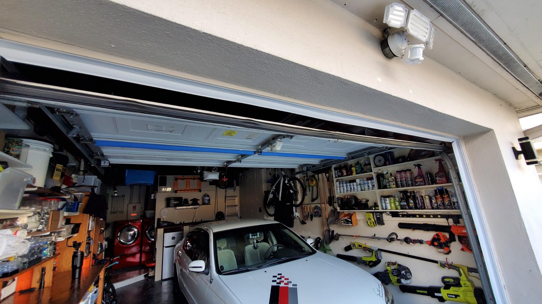 Garage Door Seals Bottom Rubber - 16.5FT EPDM Weatherproof Seal with Pre-Drilled Aluminum Track Retainer Kit, Fits 8-20FT Doors, Rodent Proof, Noise Reducing (1.57