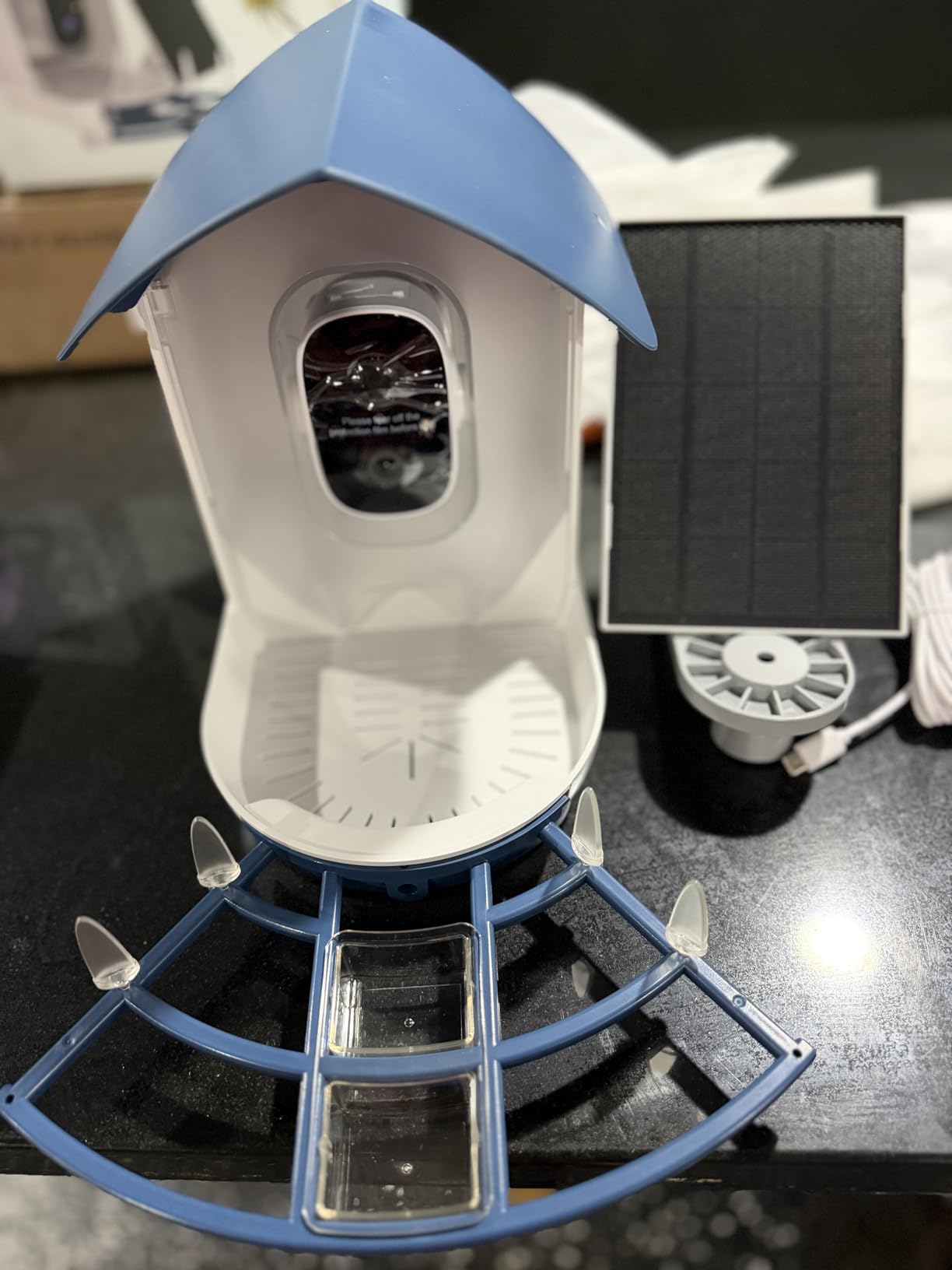 Fazoxo Bird Feeder with Camera,Birds House Camera,Solar Powered,AI Bird ID customer photo 2