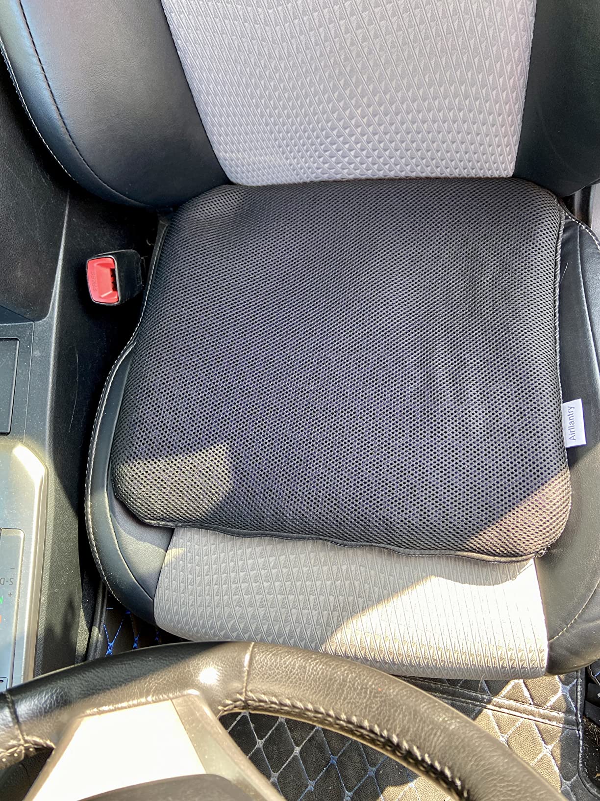 Thicken 19.7in Seat Cushion, Gel Seat Cushion for Long Sitting - Office Chair, Wheelchair, Car Pad, Large Cooling Support Pad for Back Pain, Sciatica, Tailbone Pain Relief customer photo 2