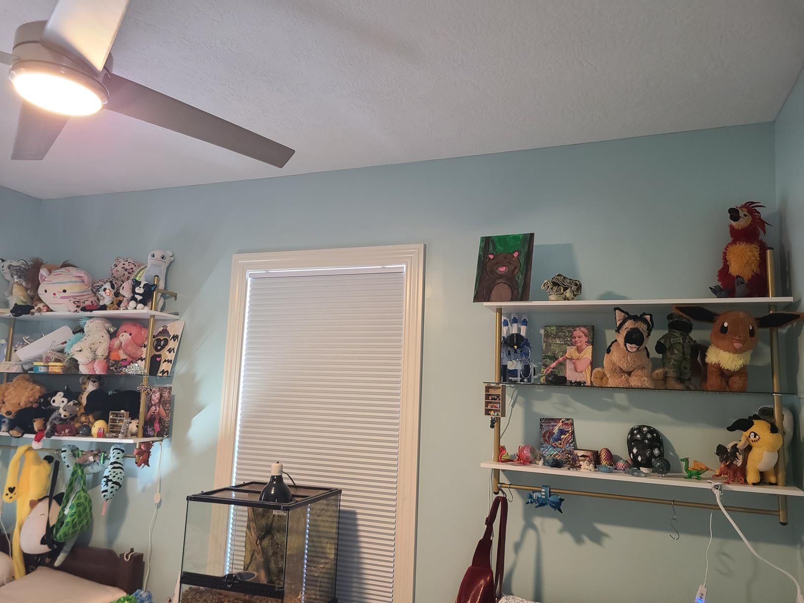 Bestier LED Gaming Floating Shelves for Wall, 15