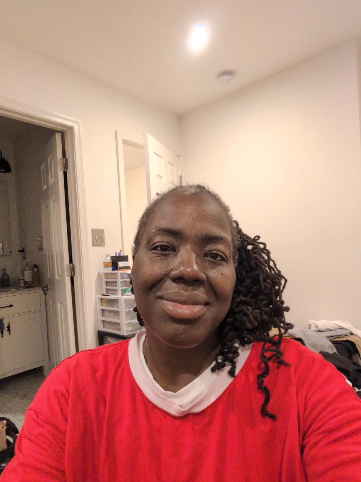 PRITECH Facial Cleansing Brush, Rechargeable Silicone Face Scrubber with Heat Massage End, Vibrating Exfoliator Scrubber for Deep Cleaning, Waterproof Face Brush for Women and Men (Pink) customer photo 1