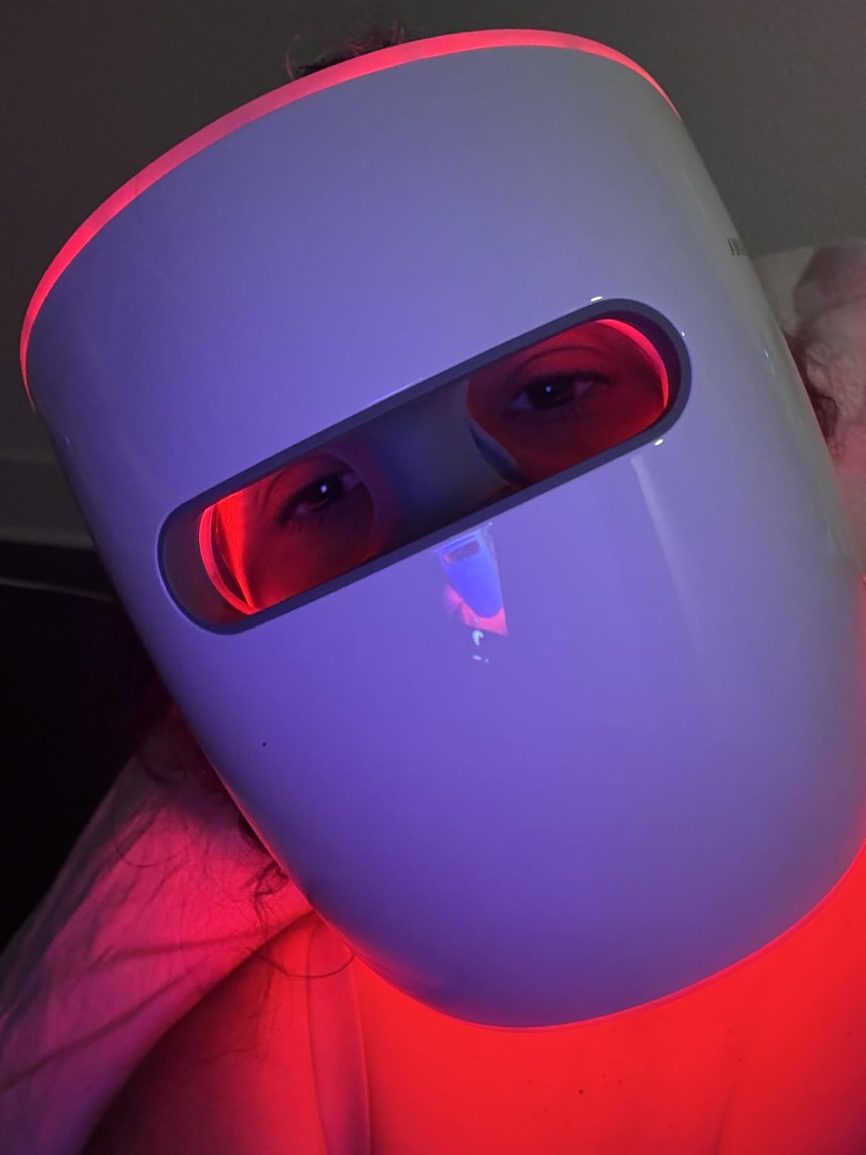 LED Face Mask, 8 Color LED Mask for Face Skin Care, FSA/HSA Eligible, Red Light Mask for Face, Infrared, Red & Blue Light Mask, Wrinkle Reduction, Wireless. (Miracle ACE RB-050) customer photo 1